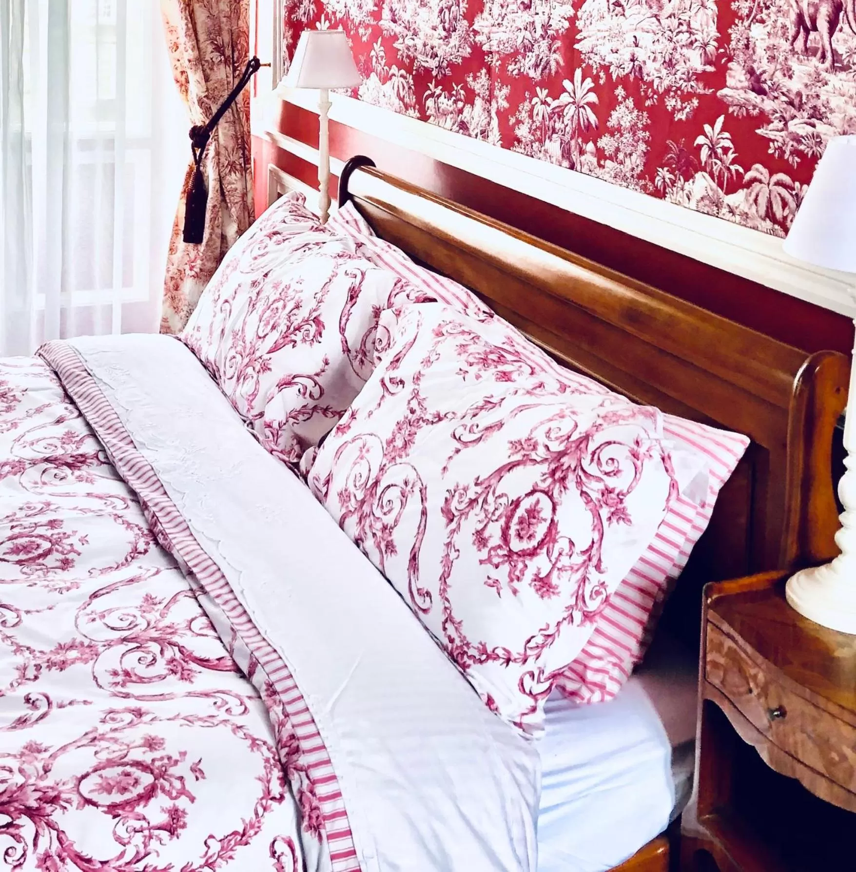 Bed in L'Hotel de Hercé Chambre d'Hote