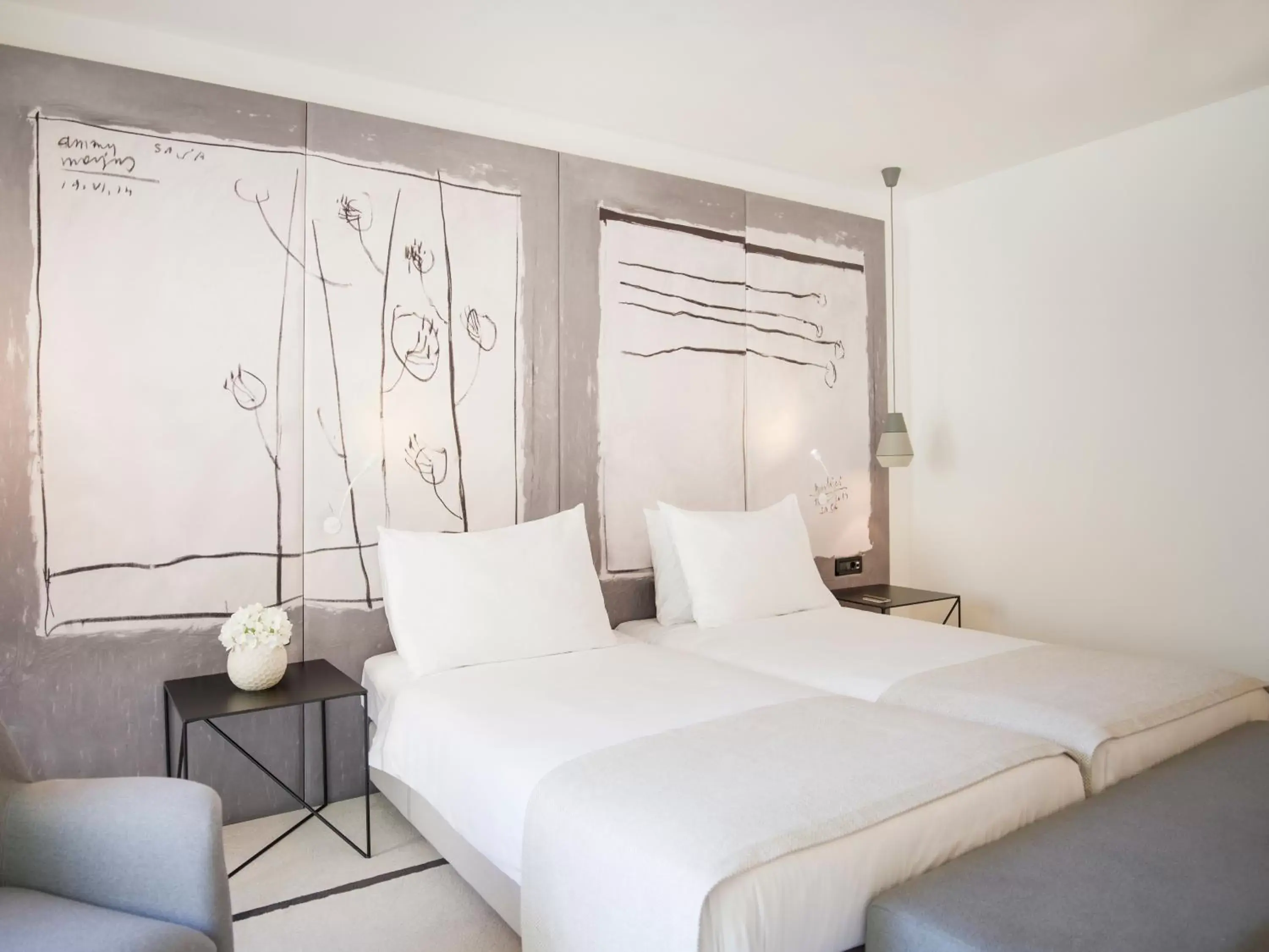 Bed in Hotel Kompas Bed in Hotel Kompas