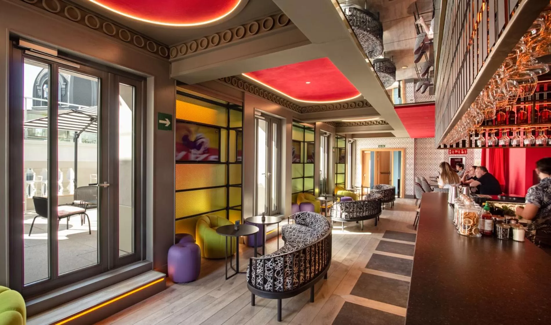 Lounge or bar in Pestana CR7 Gran Vía Madrid