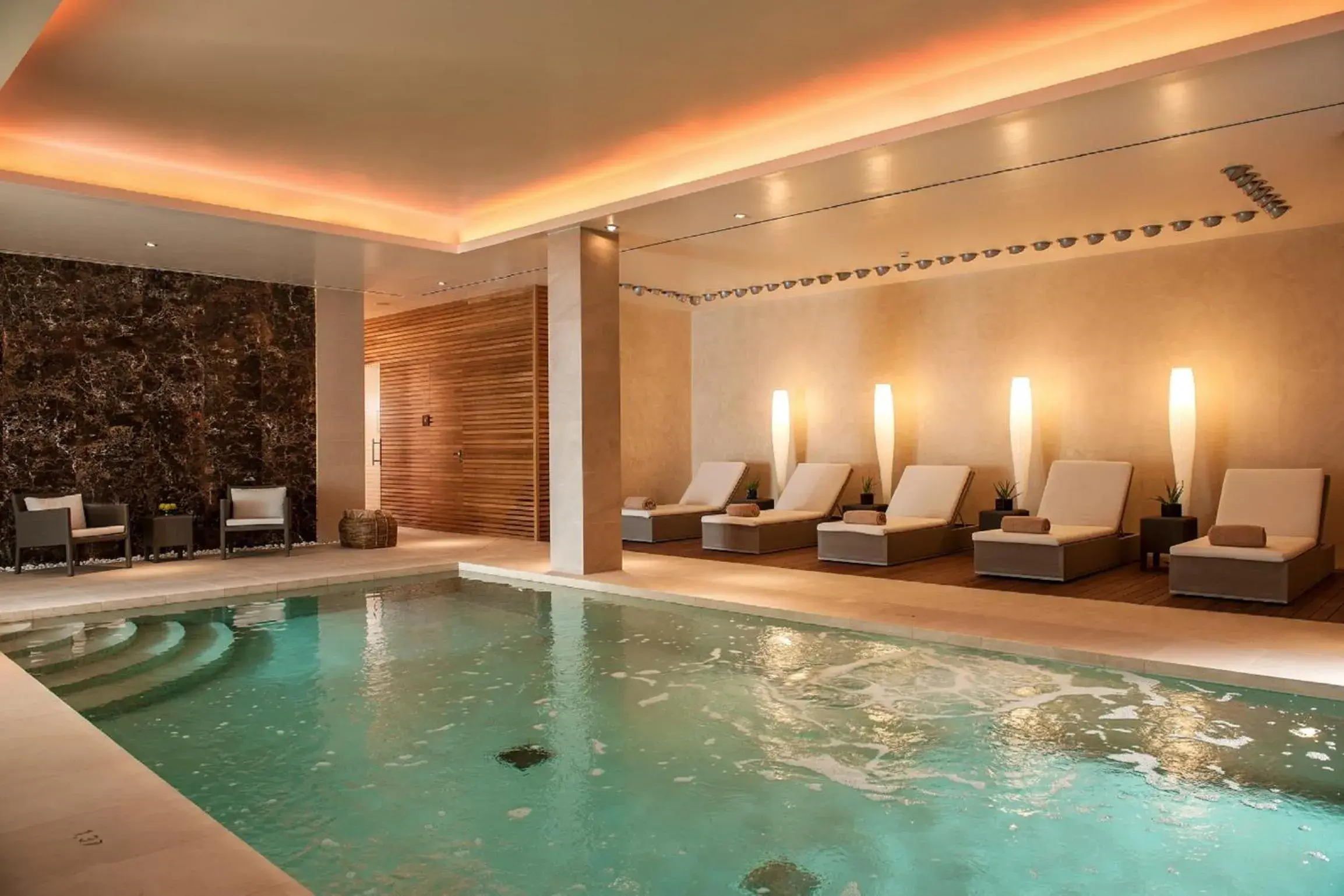 Hot Spring Bath, Swimming Pool in Castell Son Claret - The Leading Hotels of the World