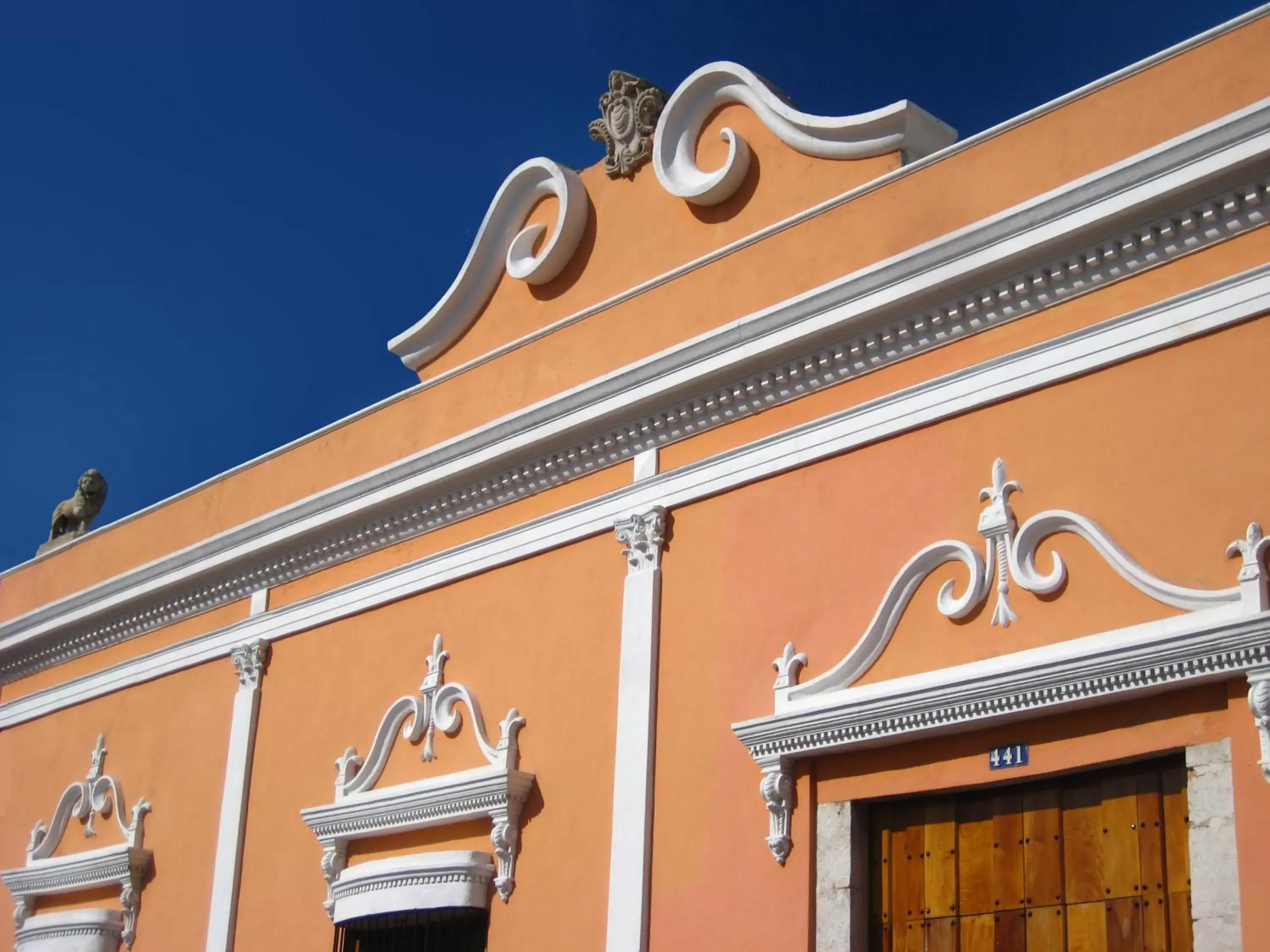 Facade/entrance, Property Building in Hotel Hacienda Mérida VIP