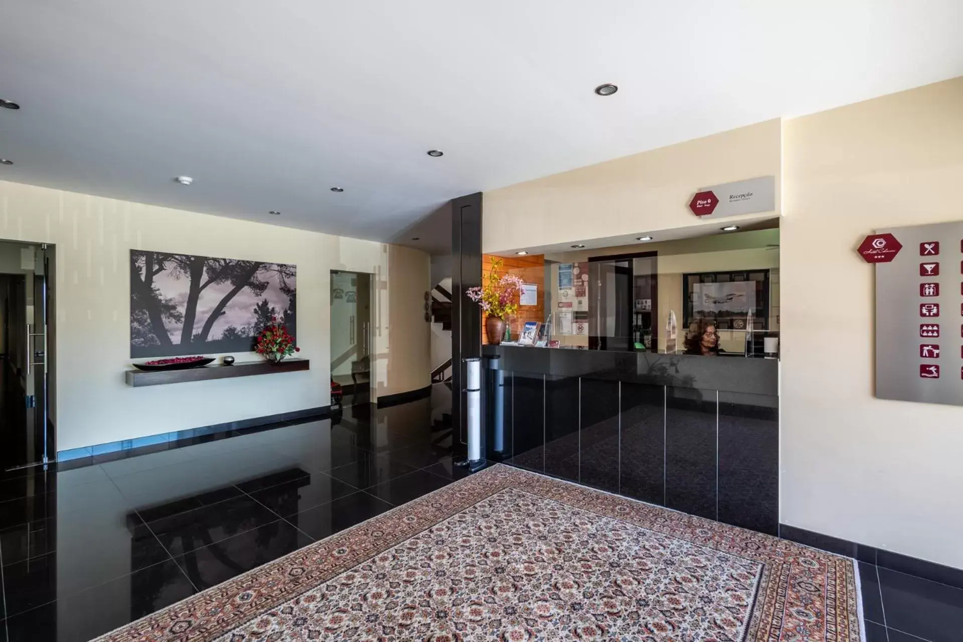 Lobby or reception in Hotel Colmeia Lobby or reception in Hotel Colmeia