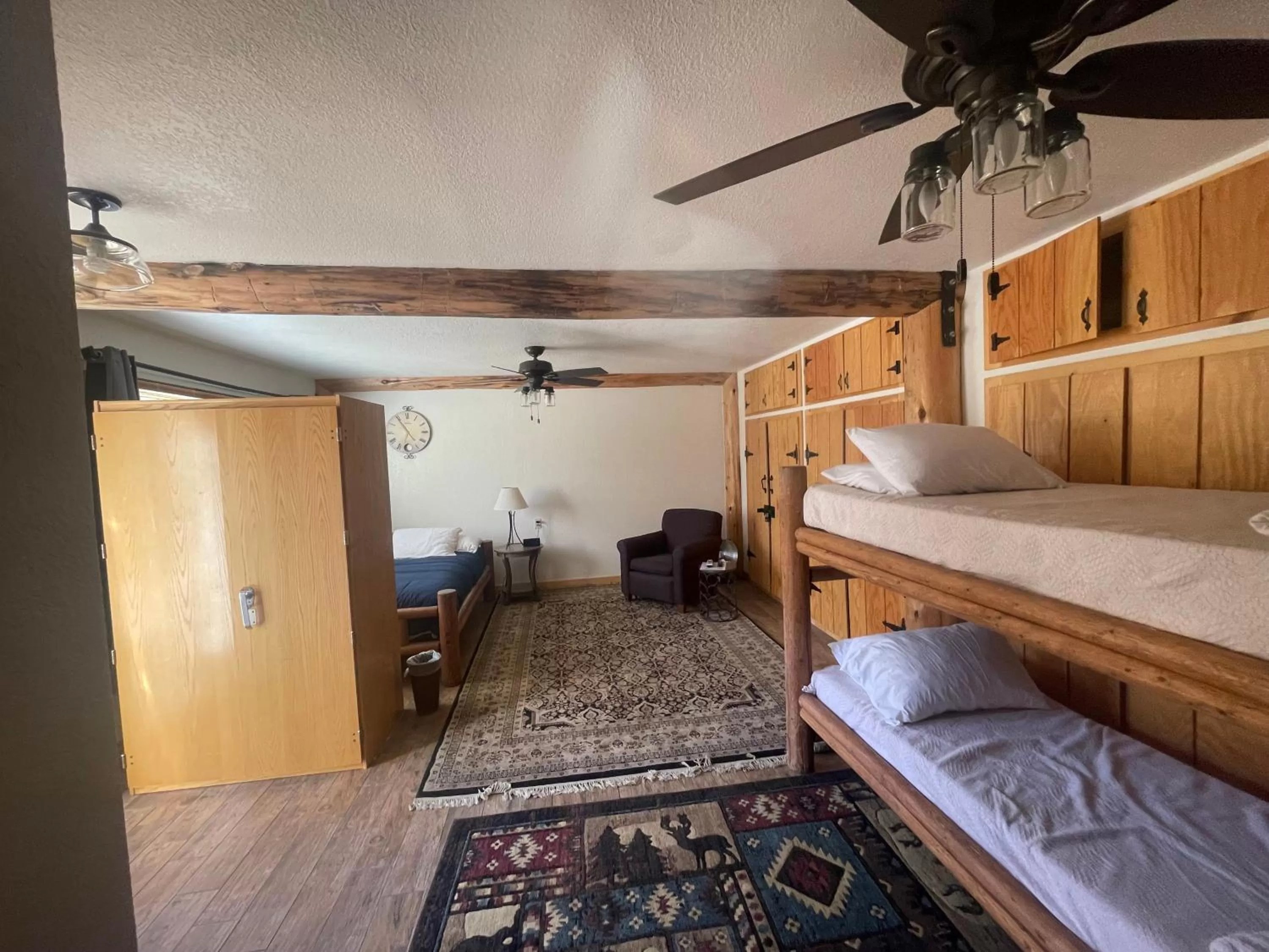 Bed in Sierra Woods Lodge