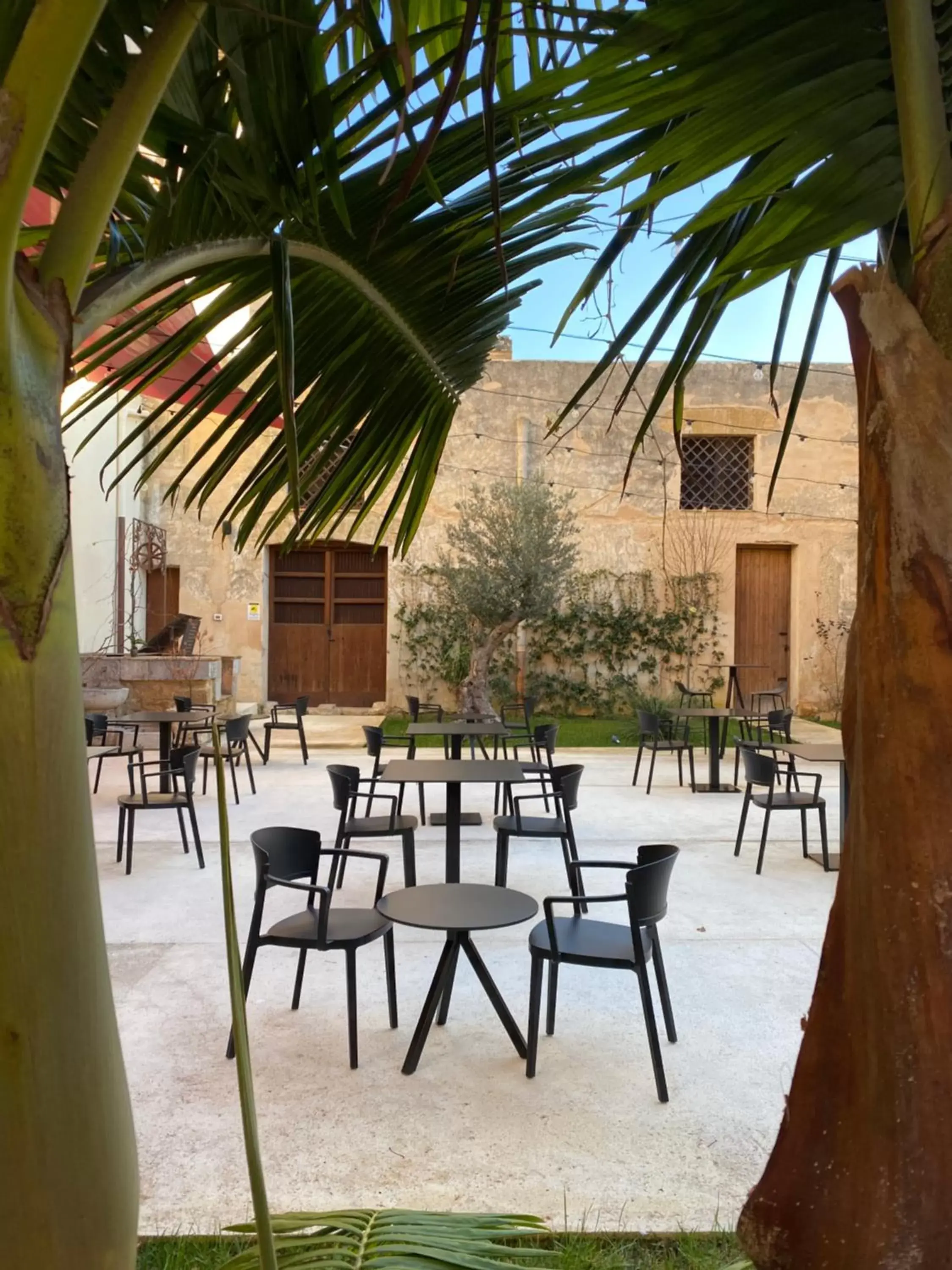 Patio in B&B Palazzo Corselli