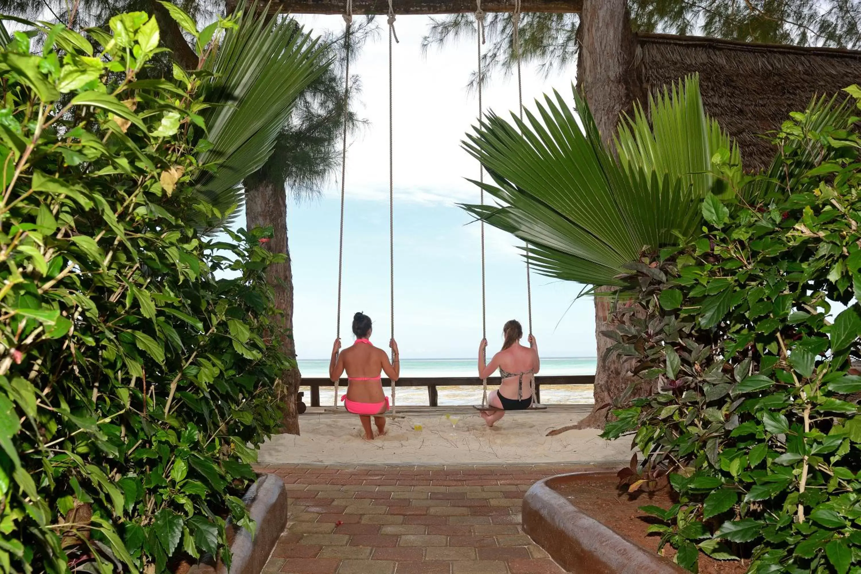 Balcony/Terrace in Mnarani Beach Cottages