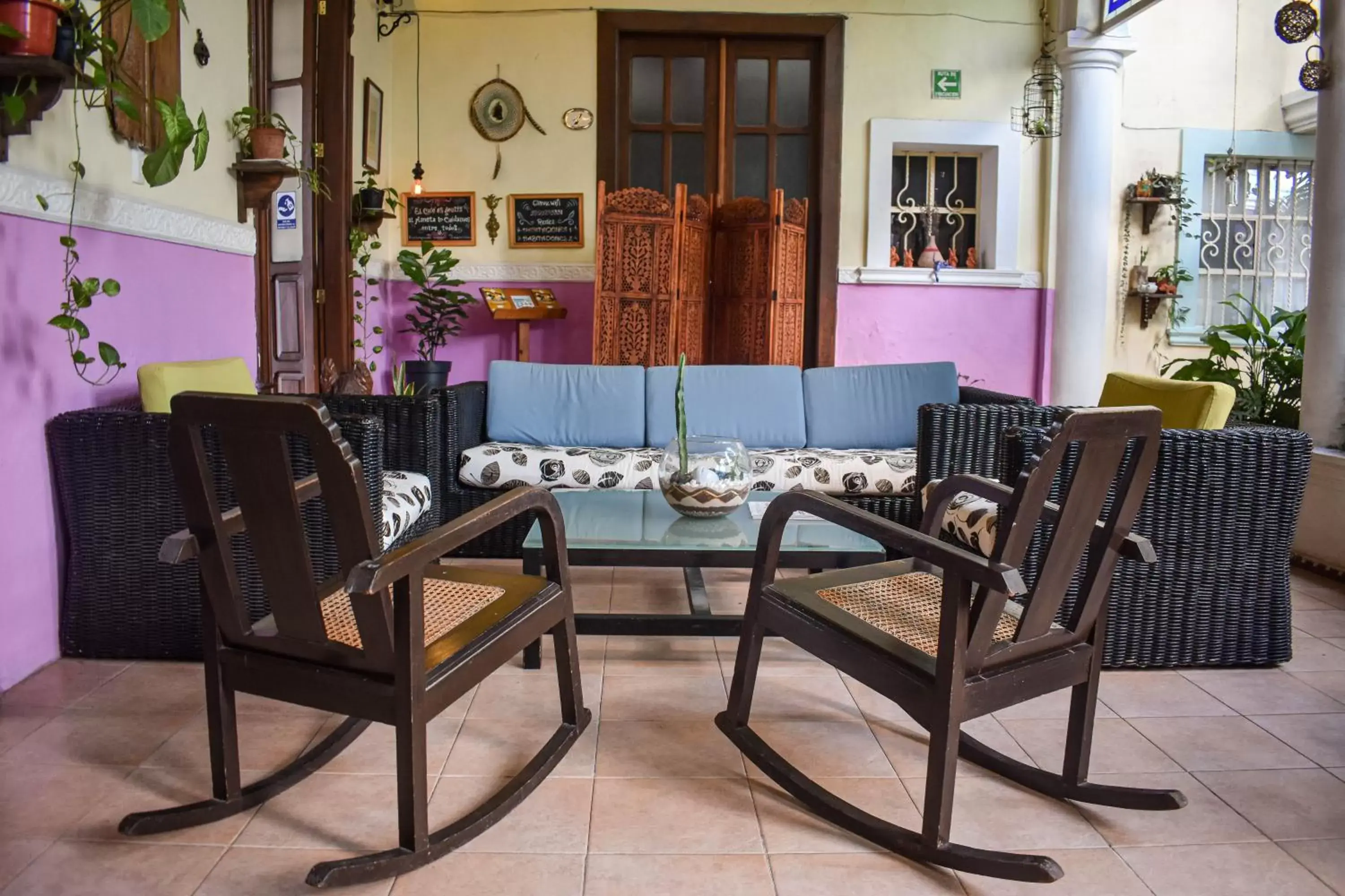 Living room in Hotel Santa Ana