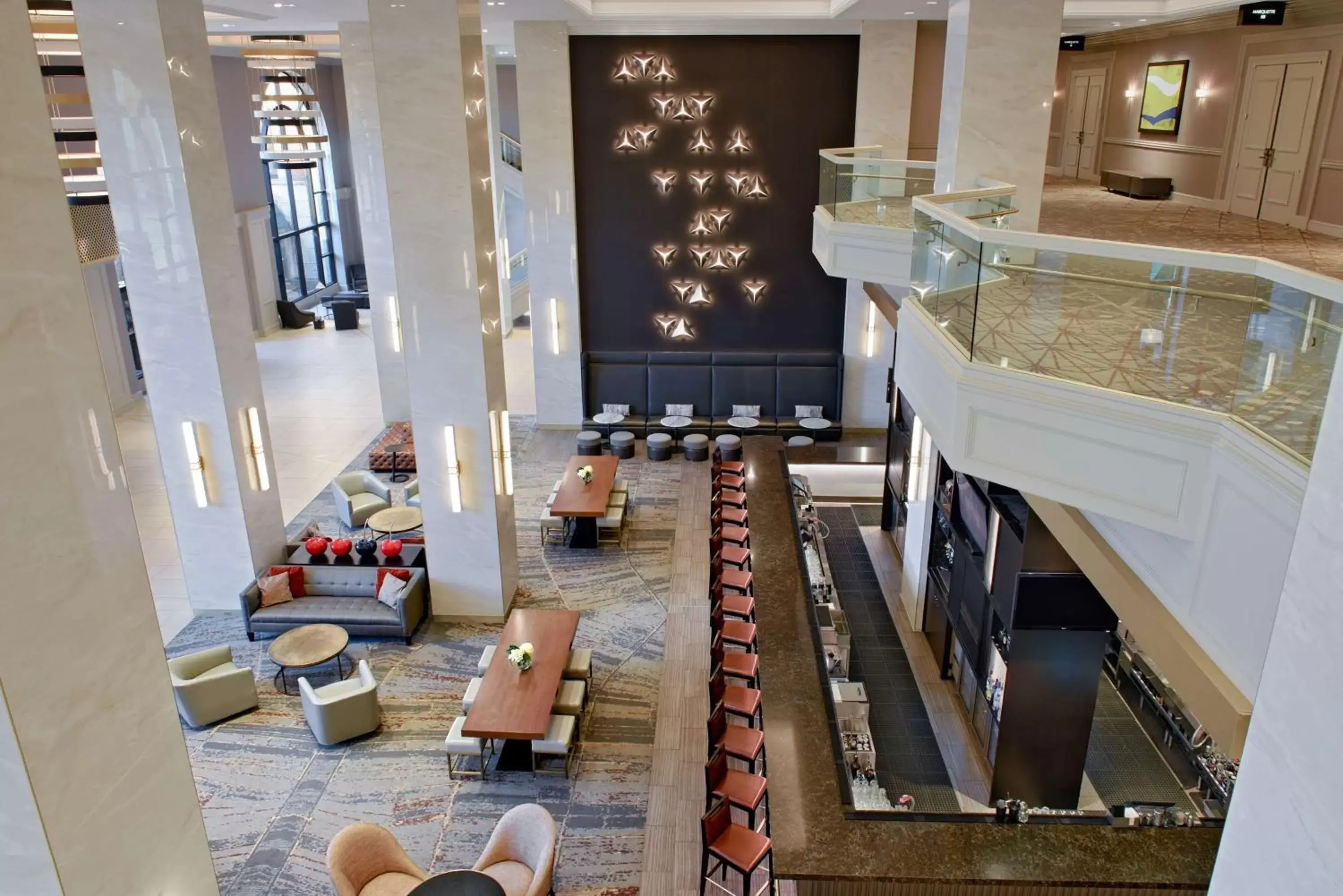 Lobby or reception in Hilton Minneapolis Lobby or reception in Hilton Minneapolis