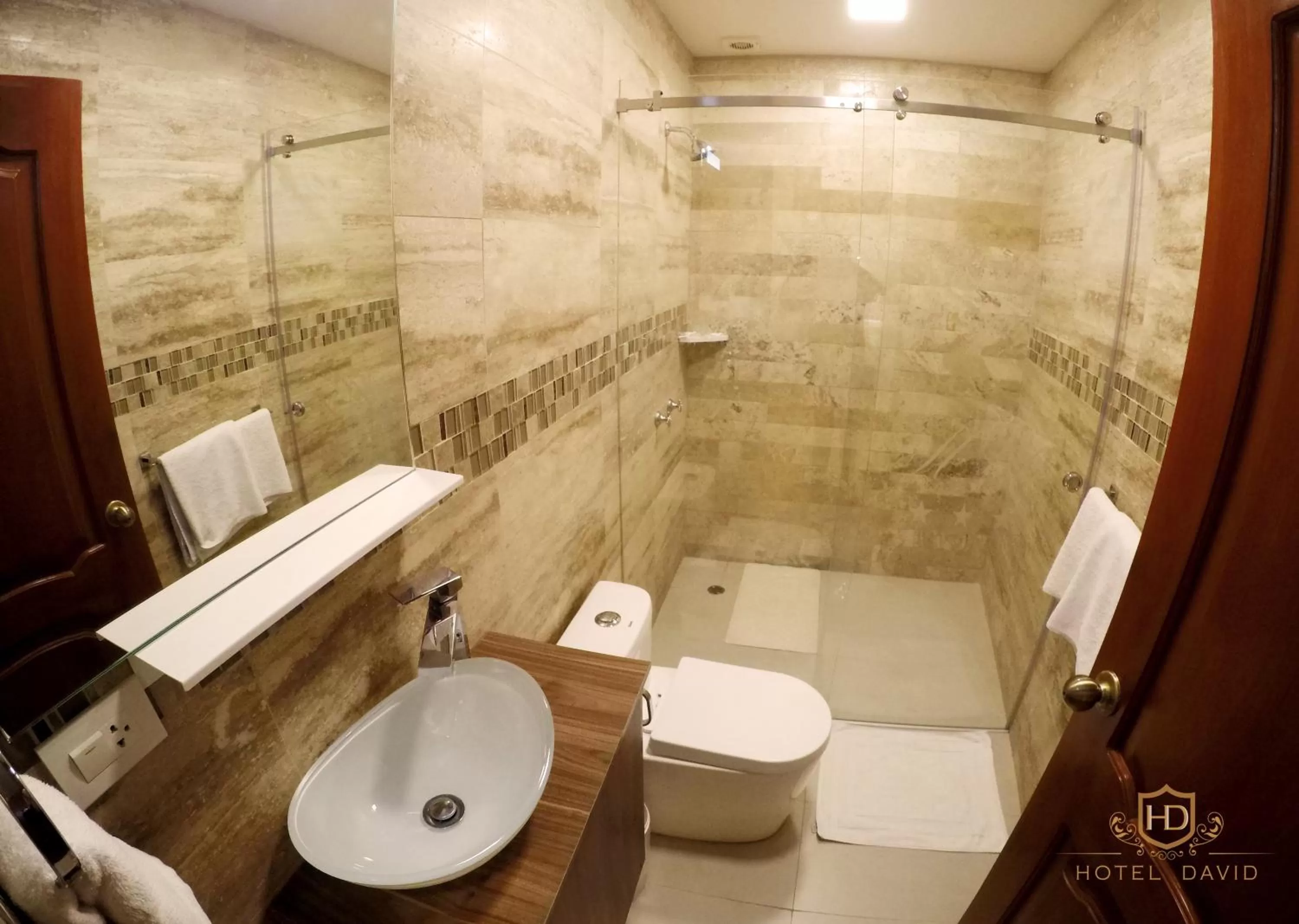 Bathroom in Hotel David