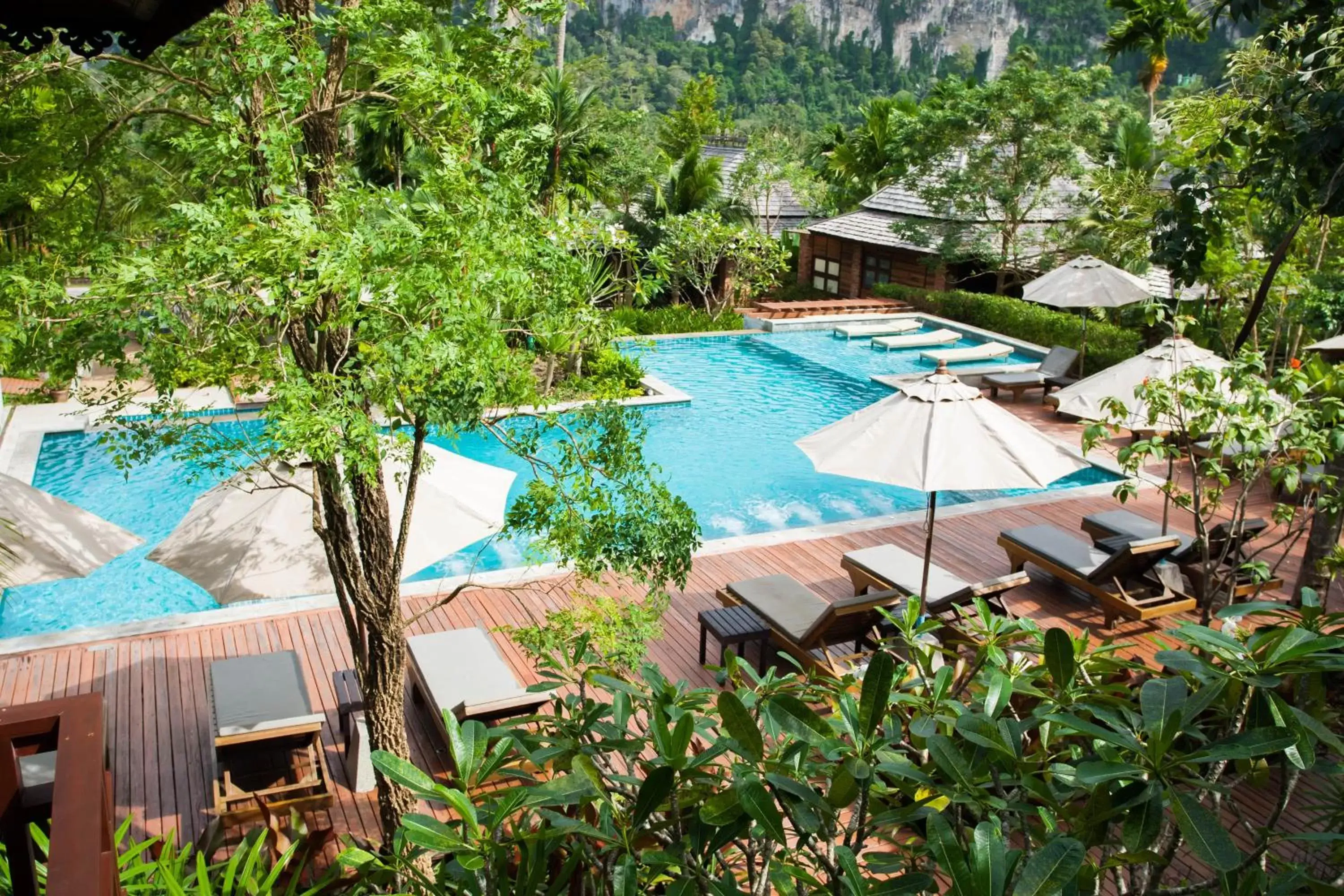 Solarium, Pool View in Aonang Phu Pi Maan Resort & Spa - SHA Extra Plus