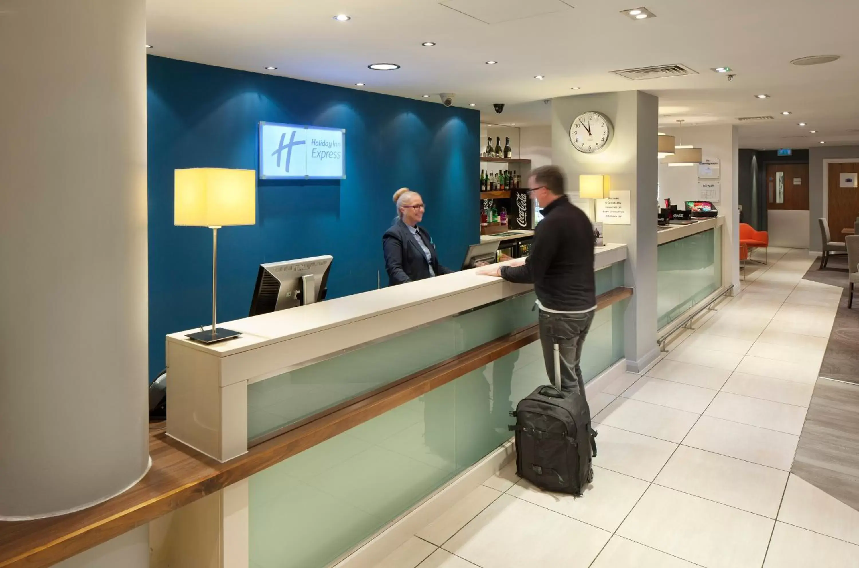 Lobby or reception, Lobby/Reception in Holiday Inn Express Manchester City Centre, an IHG Hotel