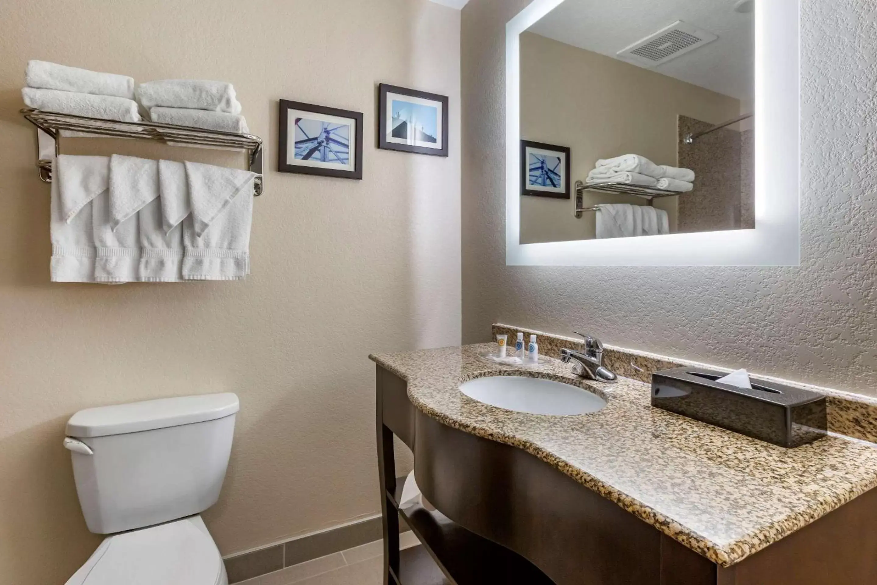 Bathroom in Comfort Suites Phoenix Airport