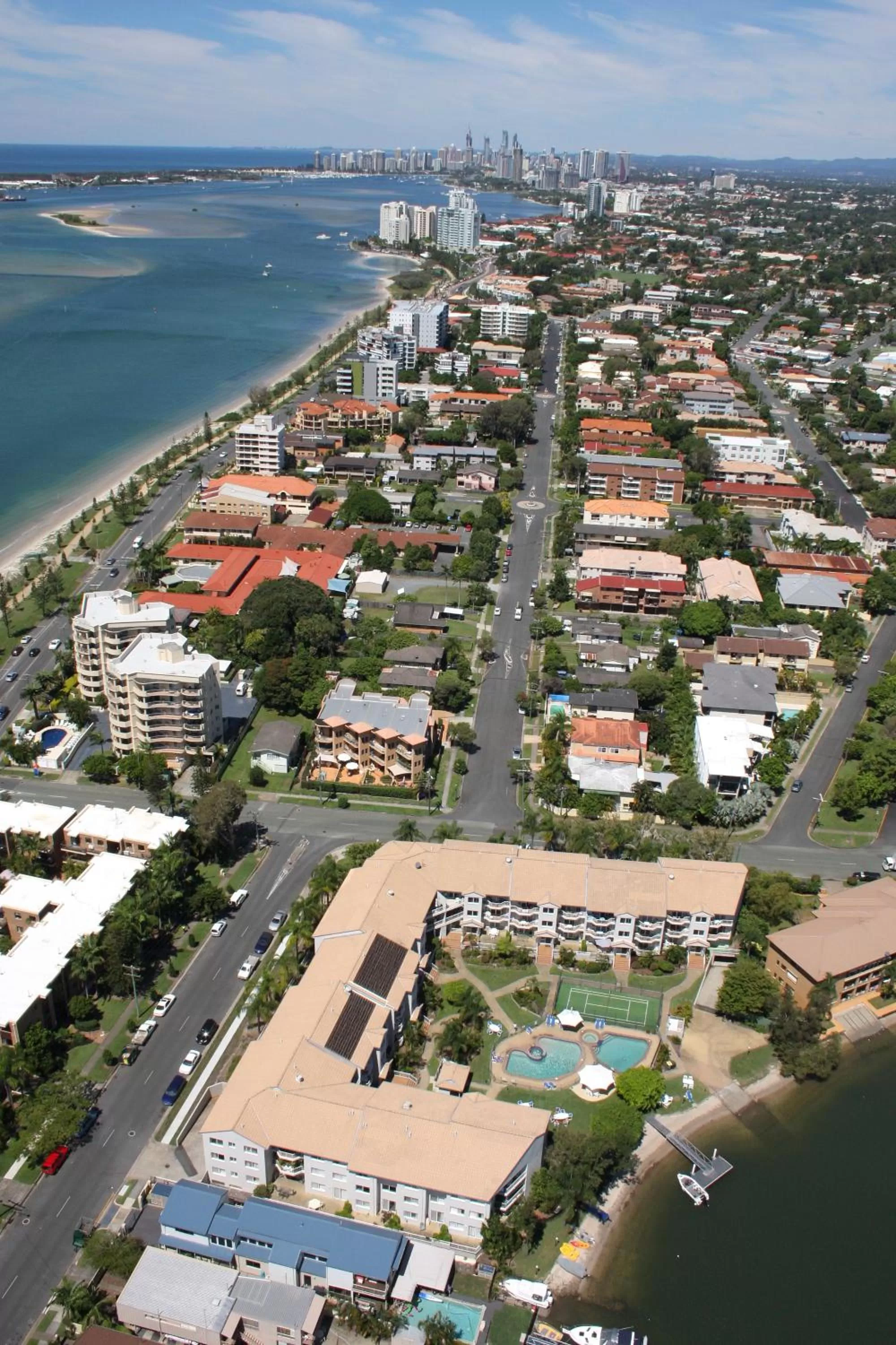 Bird's eye view in Pelican Cove Waterfront Apartment