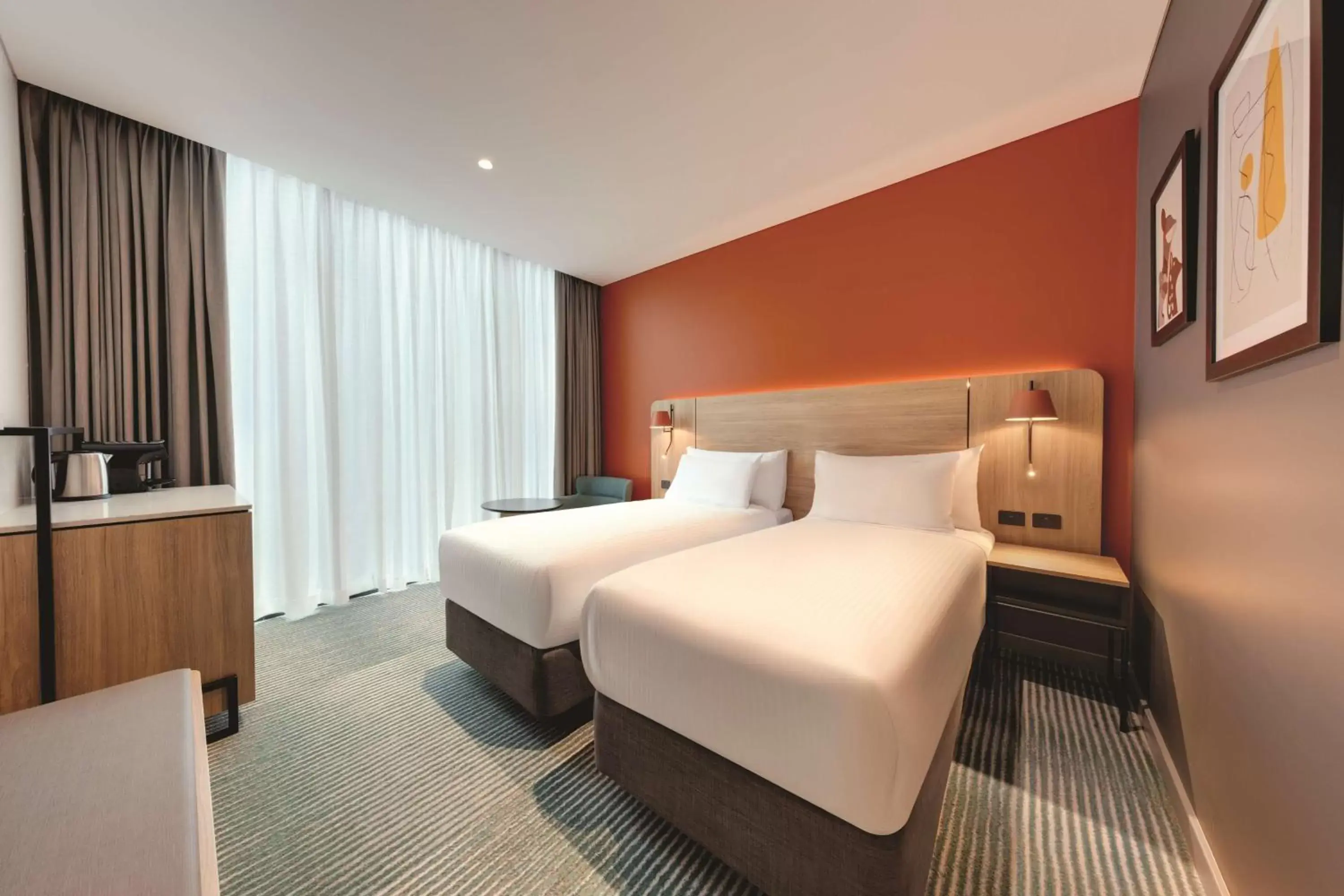 Bedroom, Bed in Travelodge Hotel Hurstville Sydney