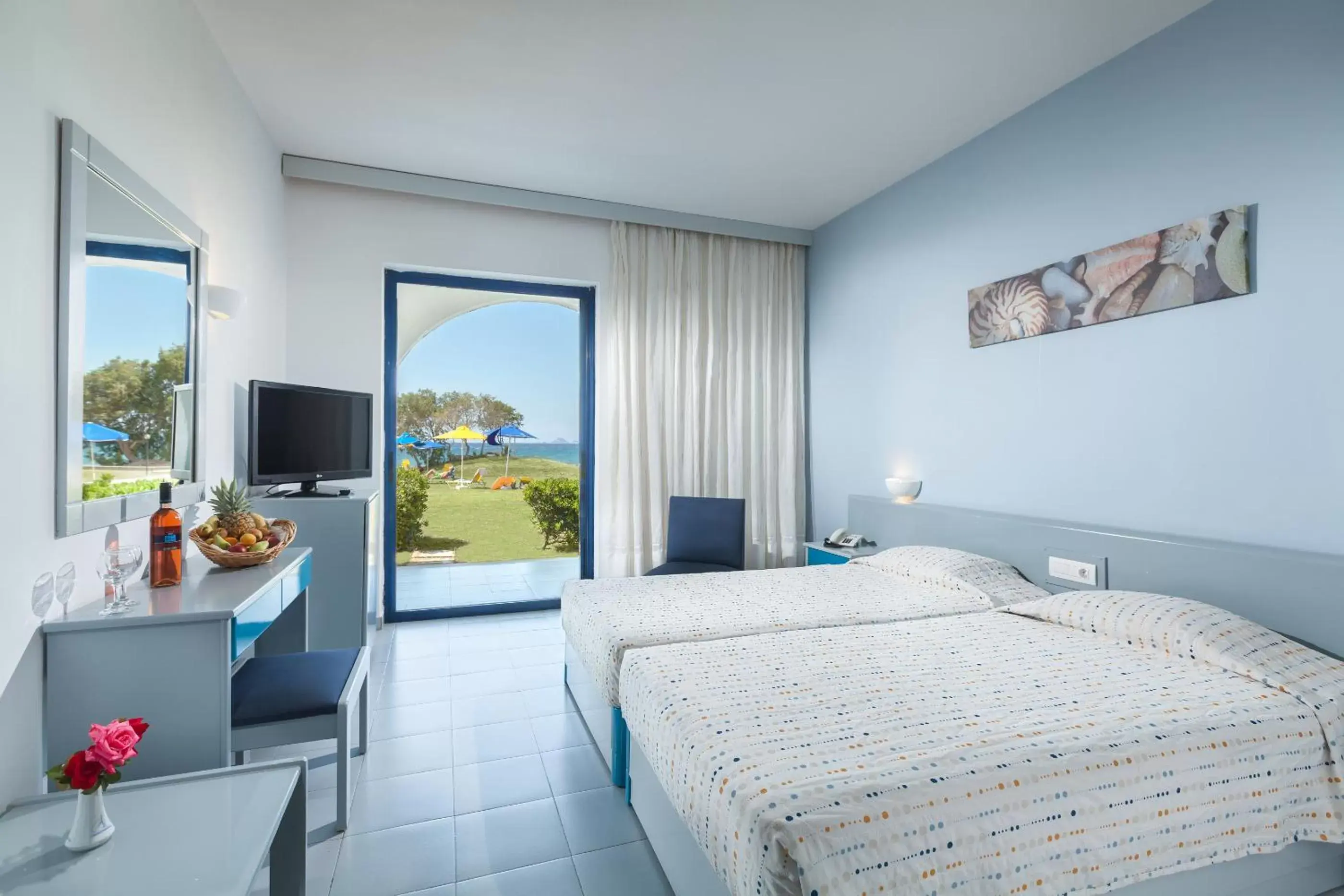 Bedroom in The Aeolos Beach Hotel