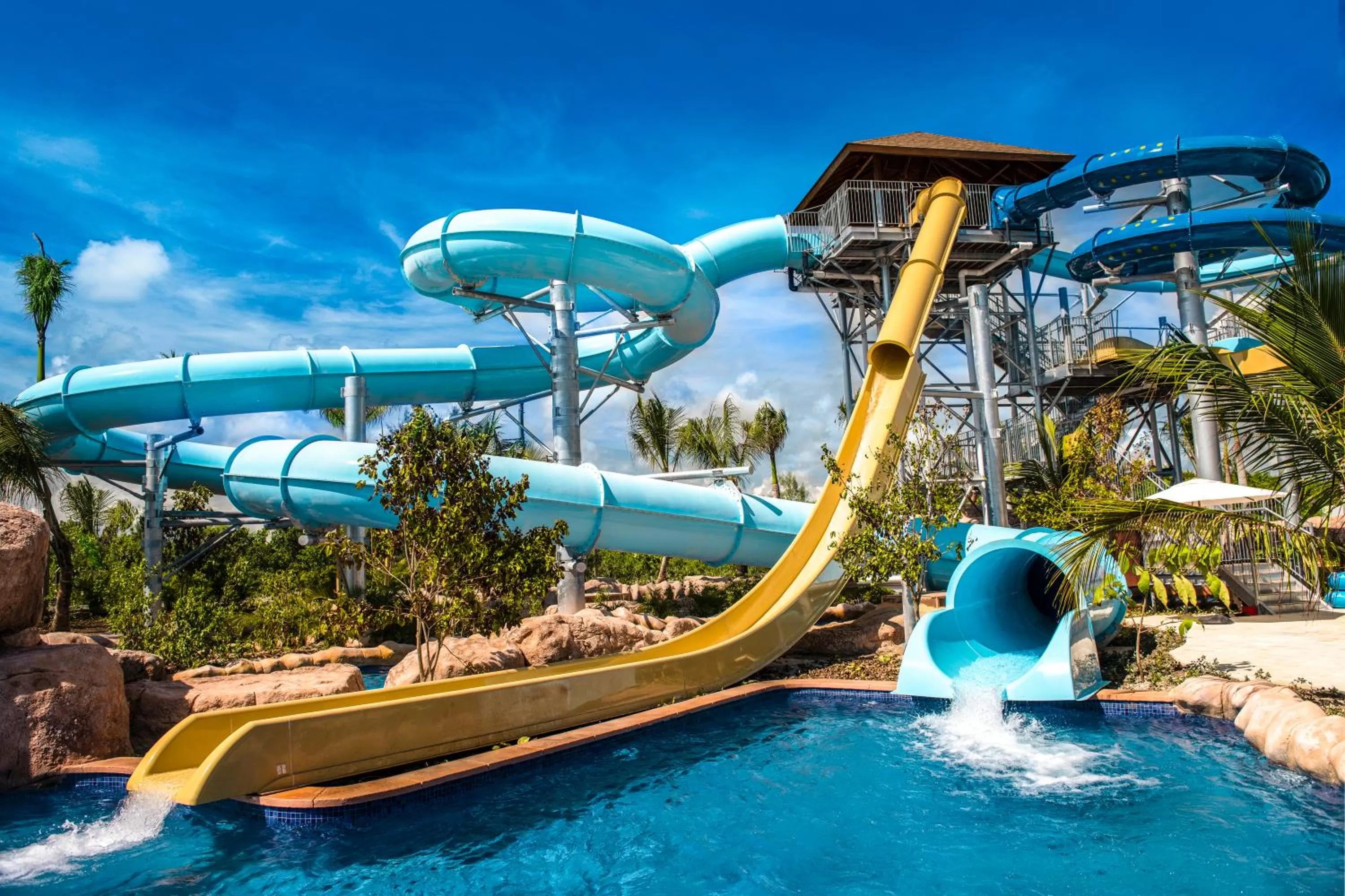 Aqua park in Hyatt Ziva Cap Cana