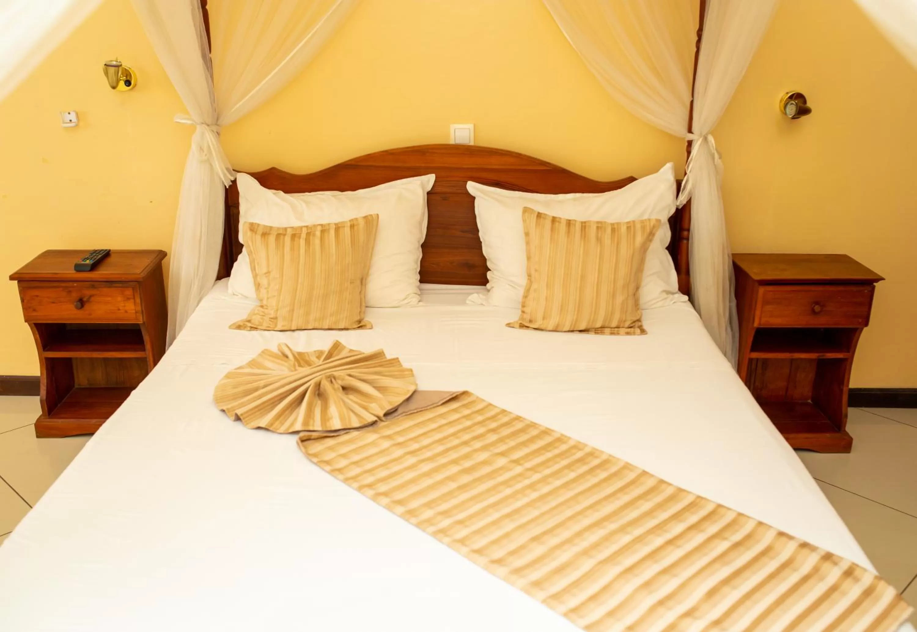 Bed in Amazone Hotel Tulear