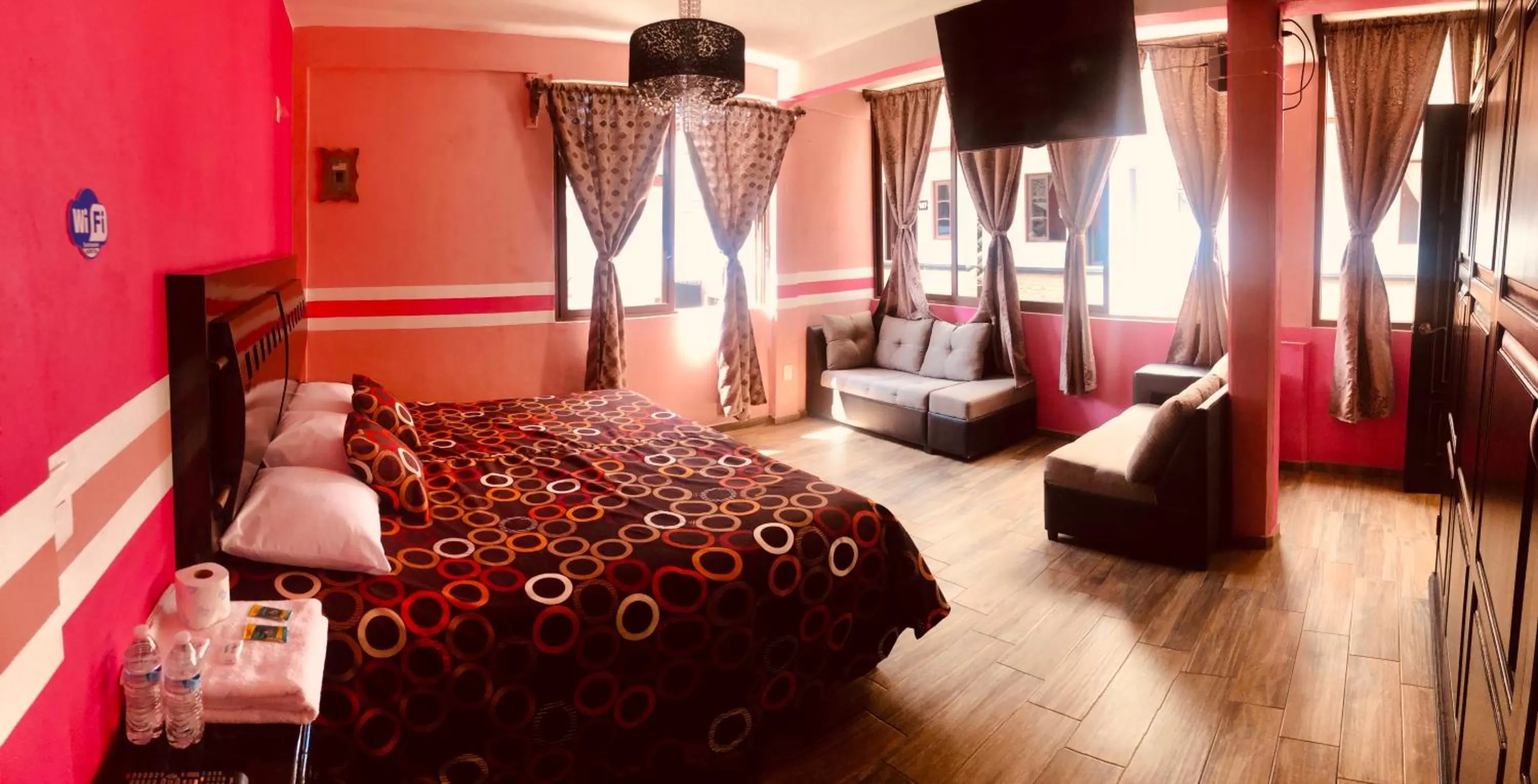 Photo of the whole room, Bed in HOTEL LA GRAN MANZANA