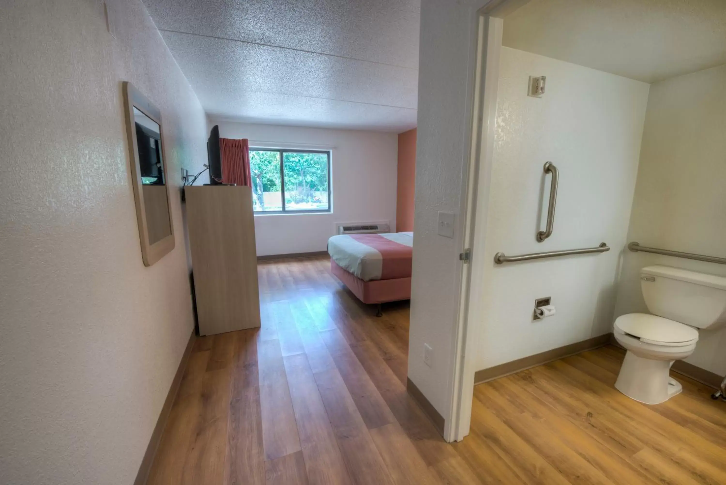 Bathroom in Motel 6-Branford, CT - New Haven