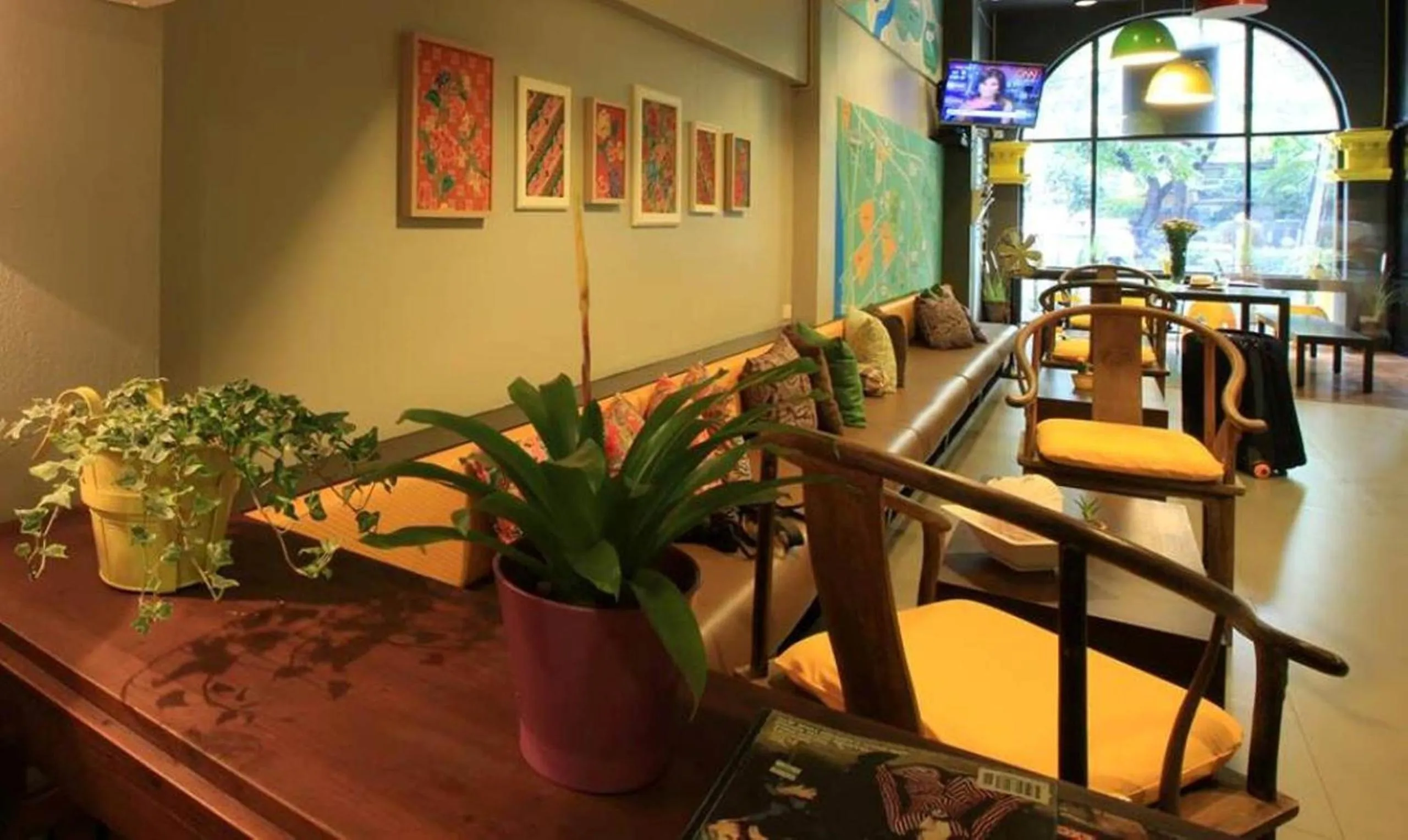 Lobby or reception in S1hostel Bangkok