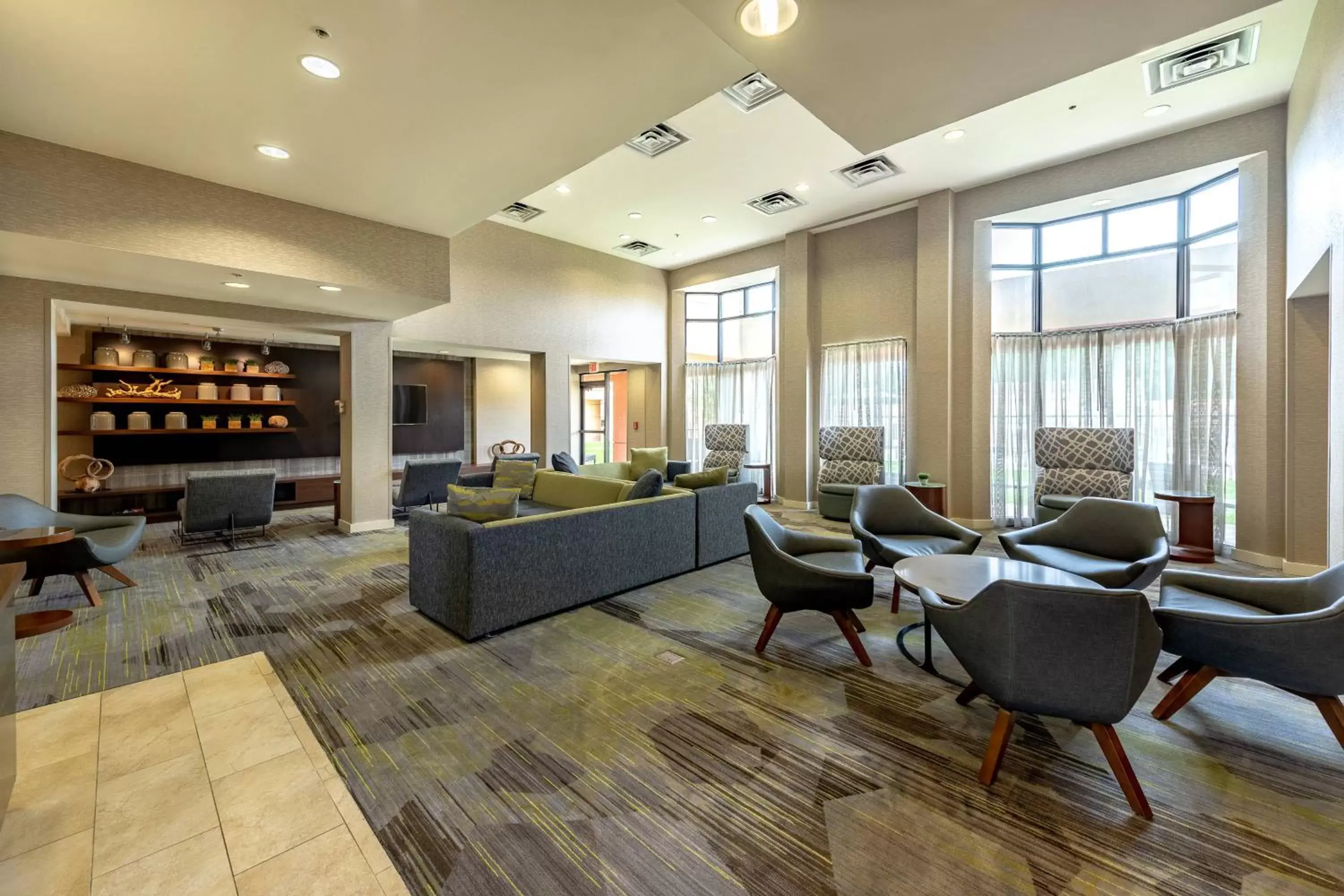 Lobby or reception, Lounge/Bar in Courtyard by Marriott Bryan College Station