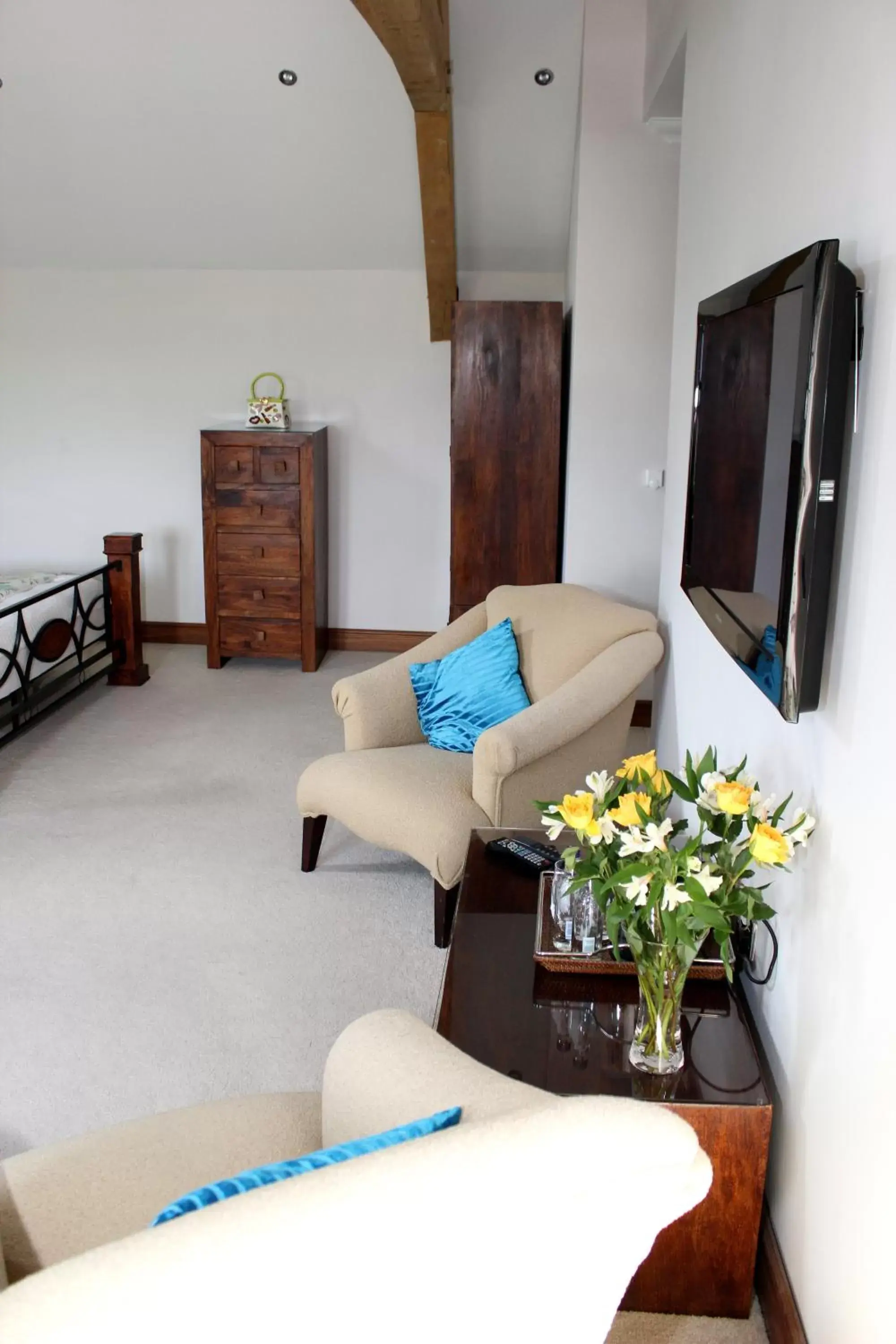 Seating Area in Backbrae House Luxury B&B