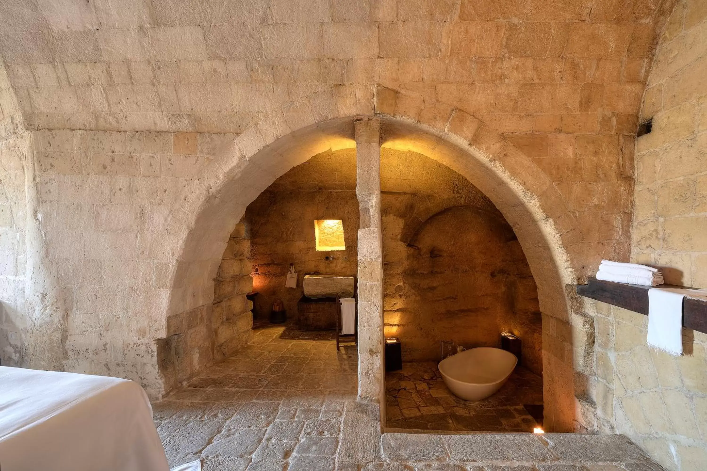 Bathroom in Sextantio Le Grotte Della Civita