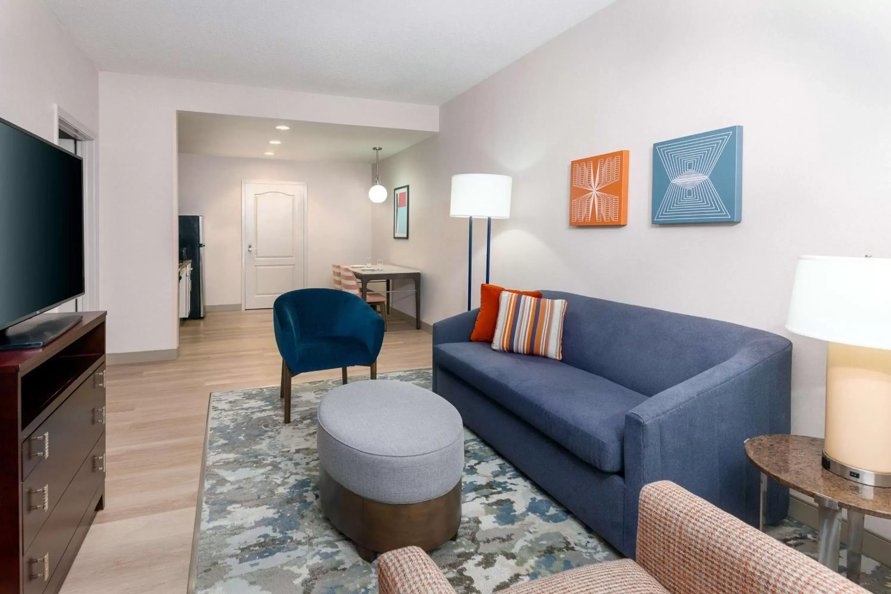 Living room, Seating Area in Homewood Suites by Hilton Boston/Canton, MA