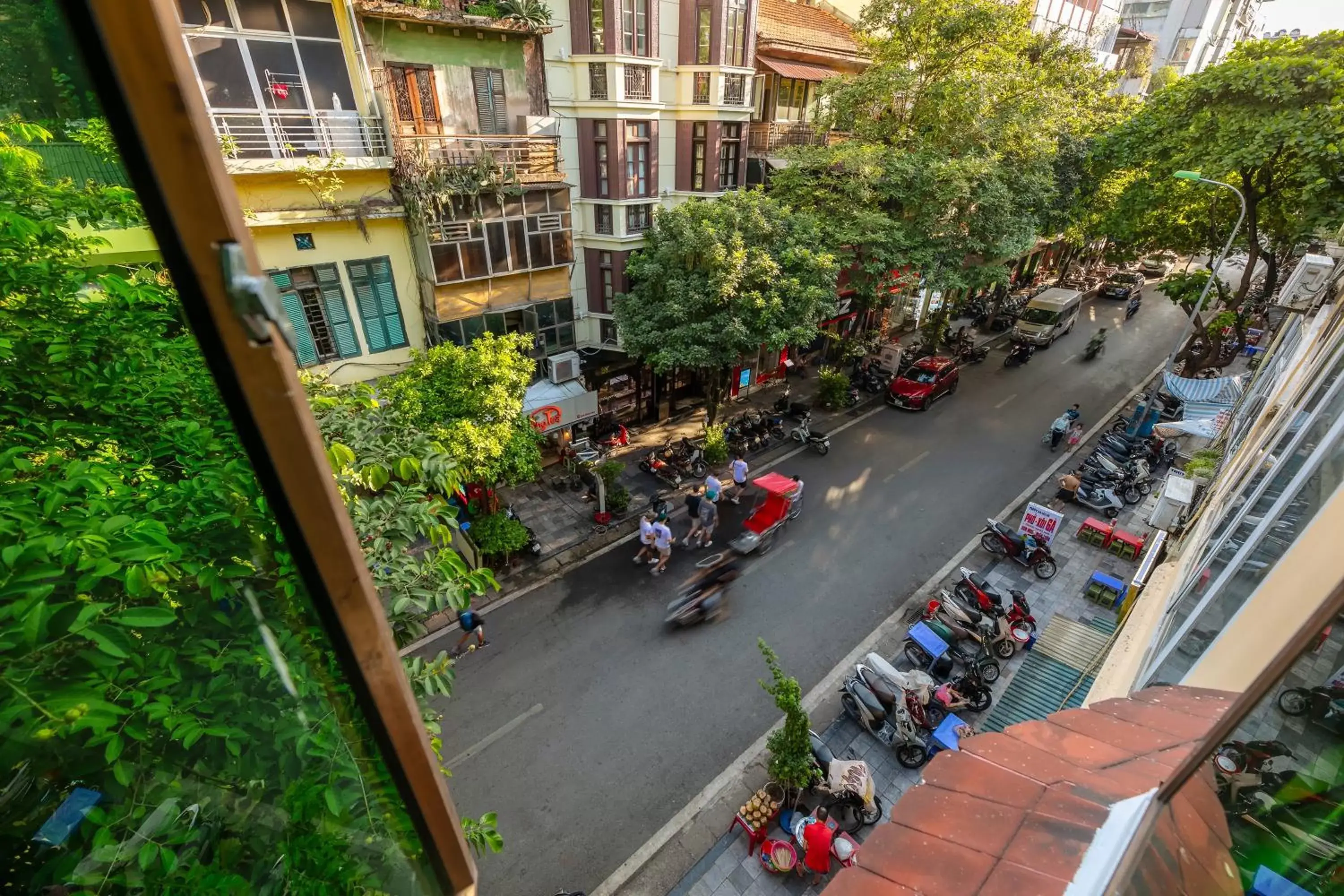 City view in Silk Castle Hotel & Spa - Hanoi Old quarter City view in Silk Castle Hotel & Spa - Hanoi Old quarter