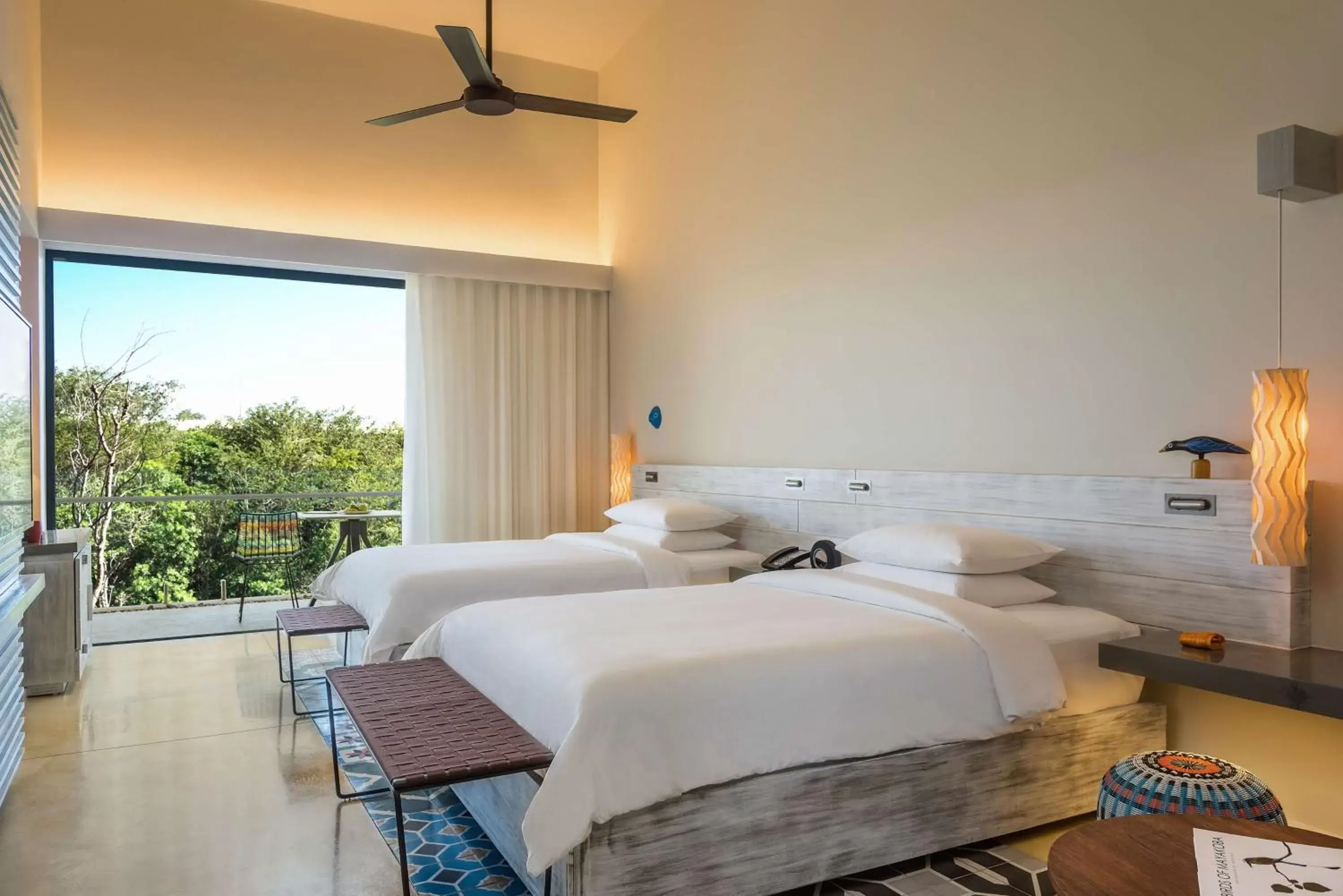 Double Room with Two Double Beds and Lagoon View in Andaz Mayakoba - a concept by Hyatt