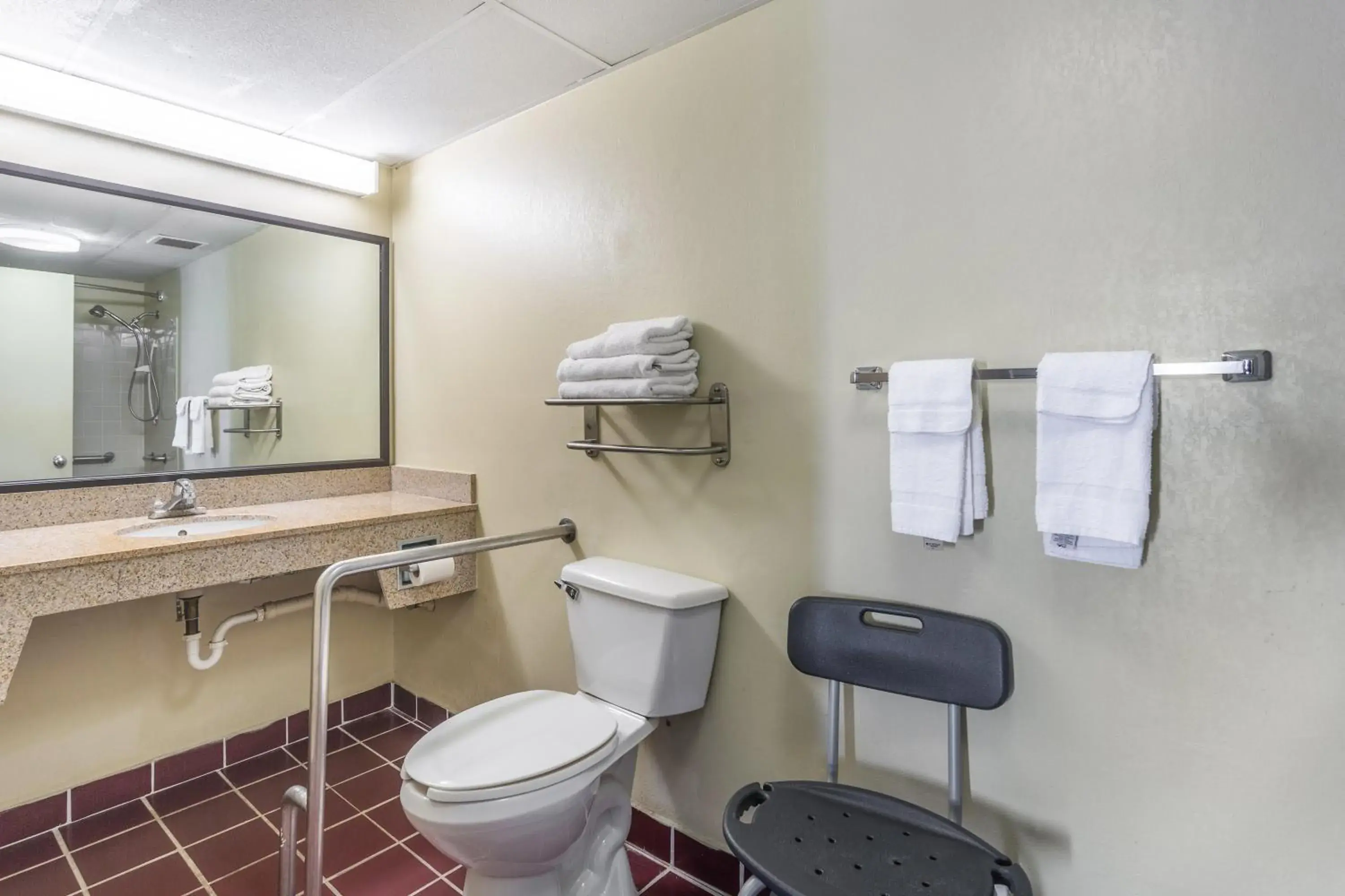 Facility for disabled guests, Bathroom in Econo Lodge & Suites Clarksville