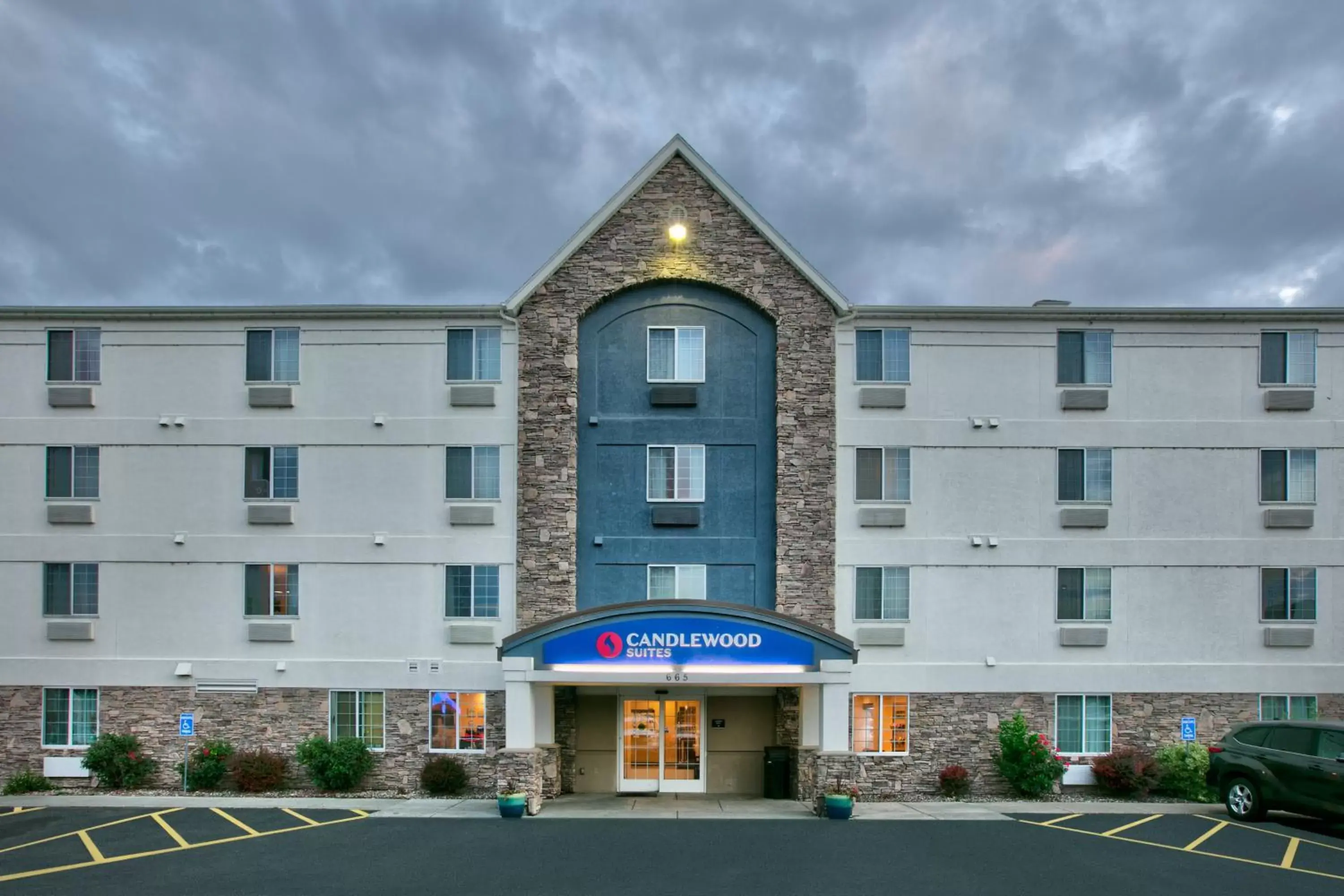 Property Building in Candlewood Suites Idaho Falls, an IHG Hotel