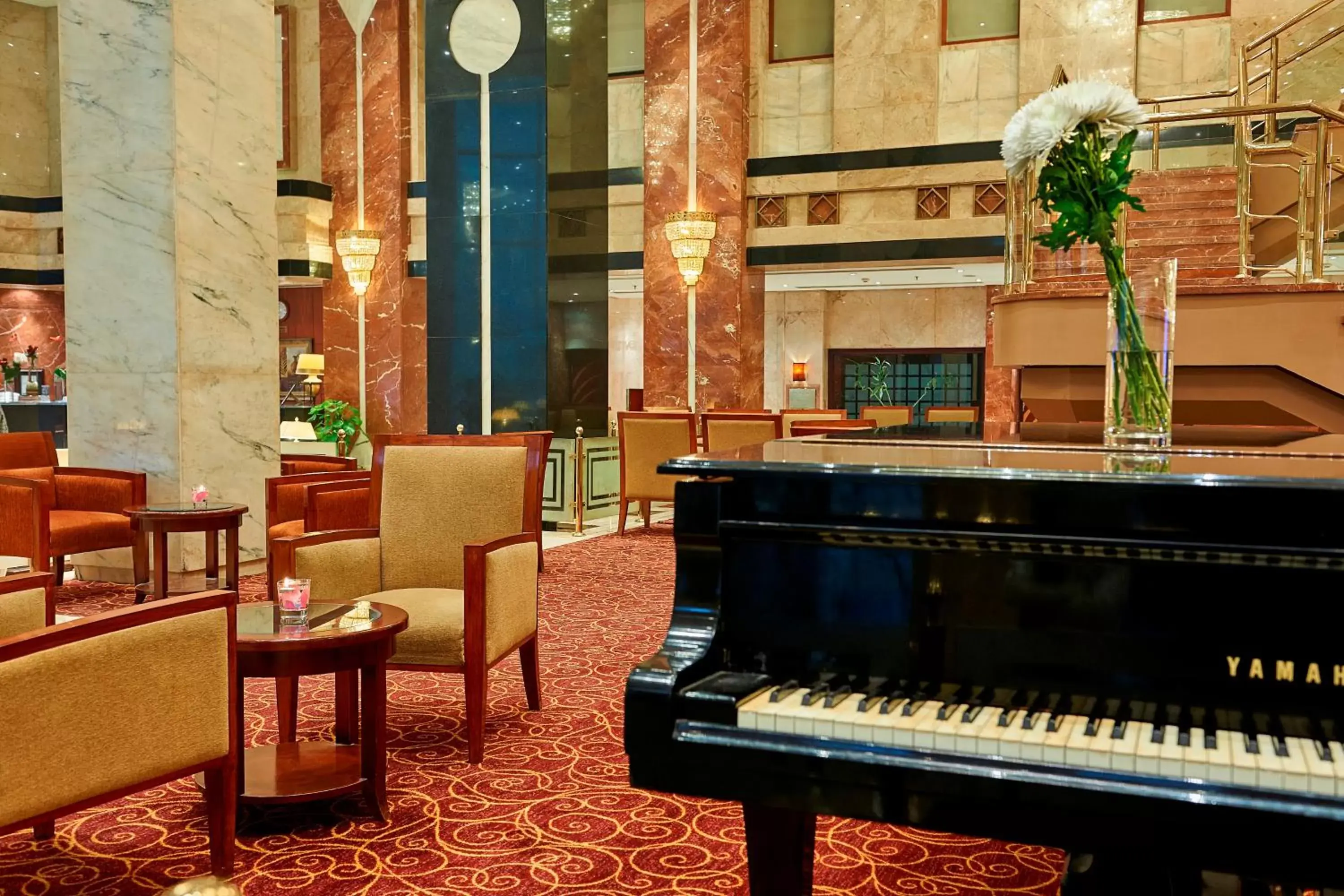 Lobby or reception in Safir Hotel Cairo