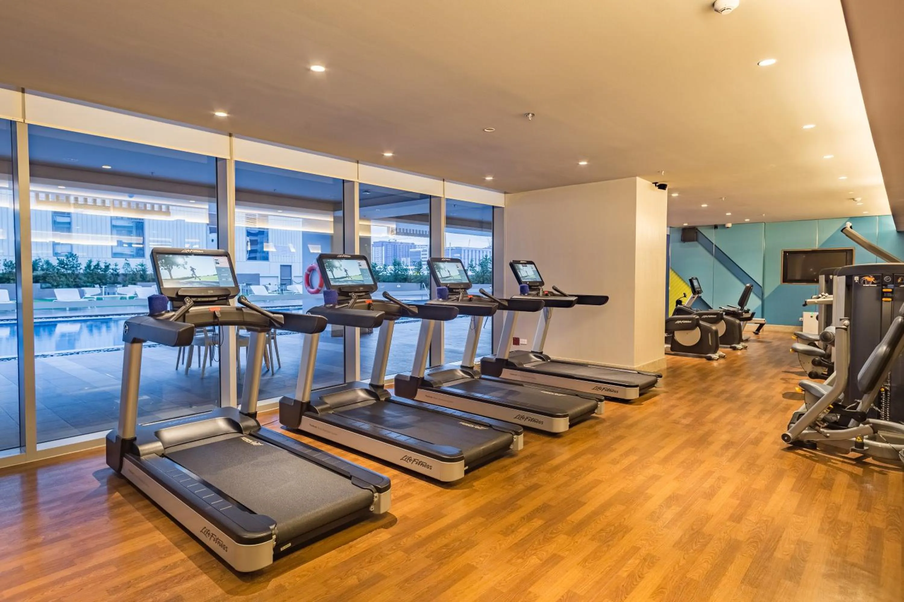 Fitness centre/facilities in Citadines Bay City Manila