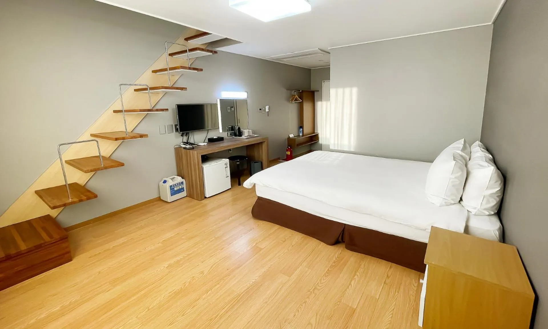 Bed in Pampas Hotel Jeju