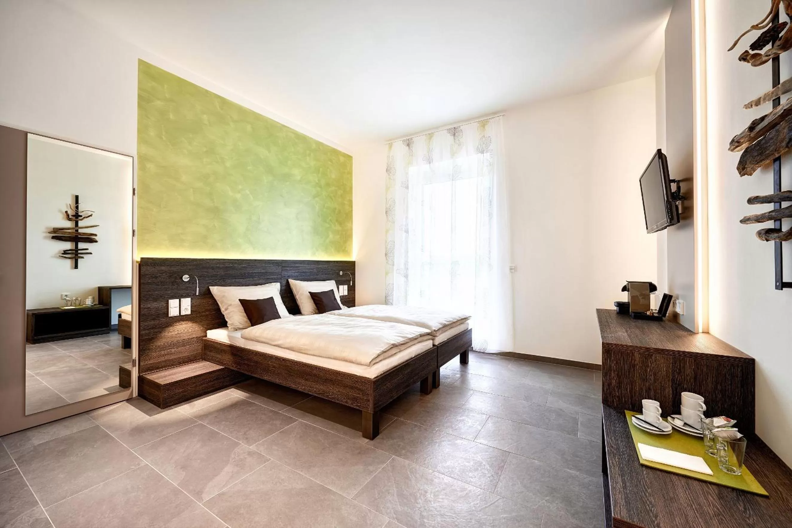 Bed in eee Hotel Marchtrenk