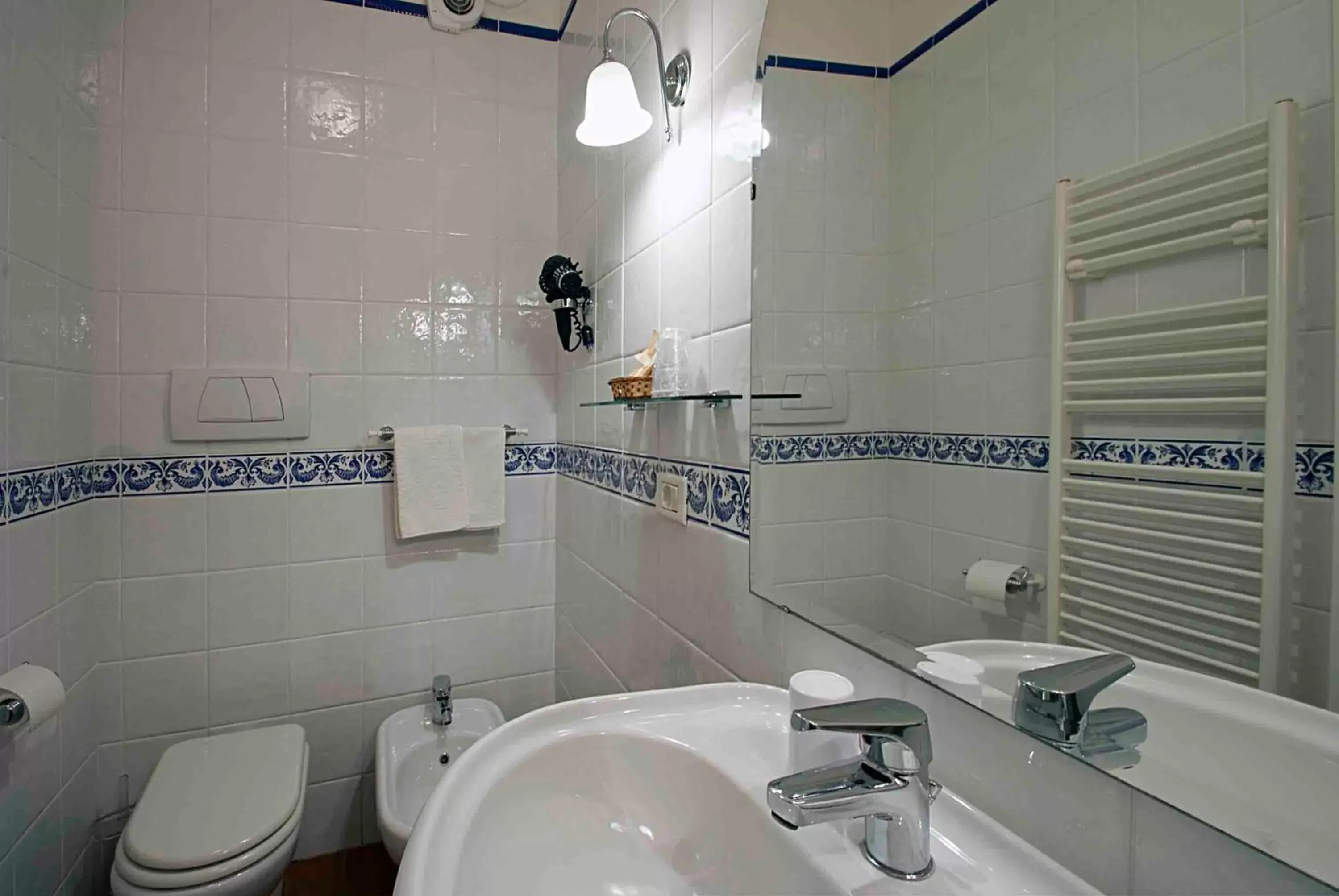 Toilet, Bathroom in Albergo Villa Cristina