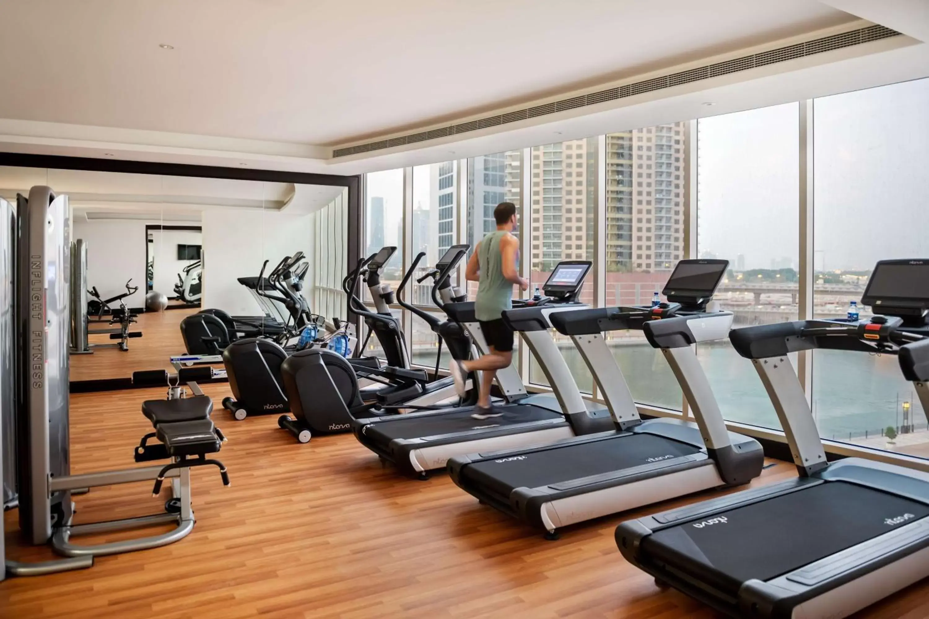 Guests, Fitness Center/Facilities in Radisson Blu Hotel, Dubai Canal View