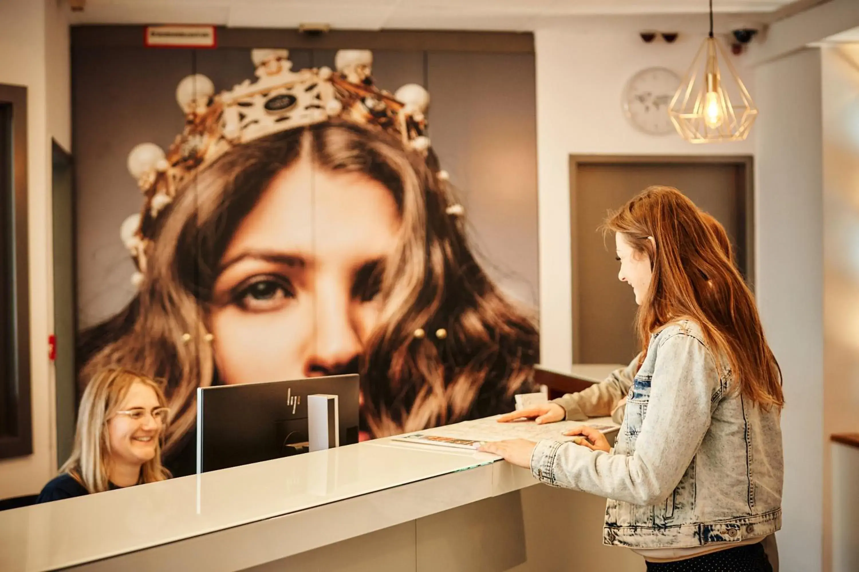 Lobby or reception in Hotel Calmo