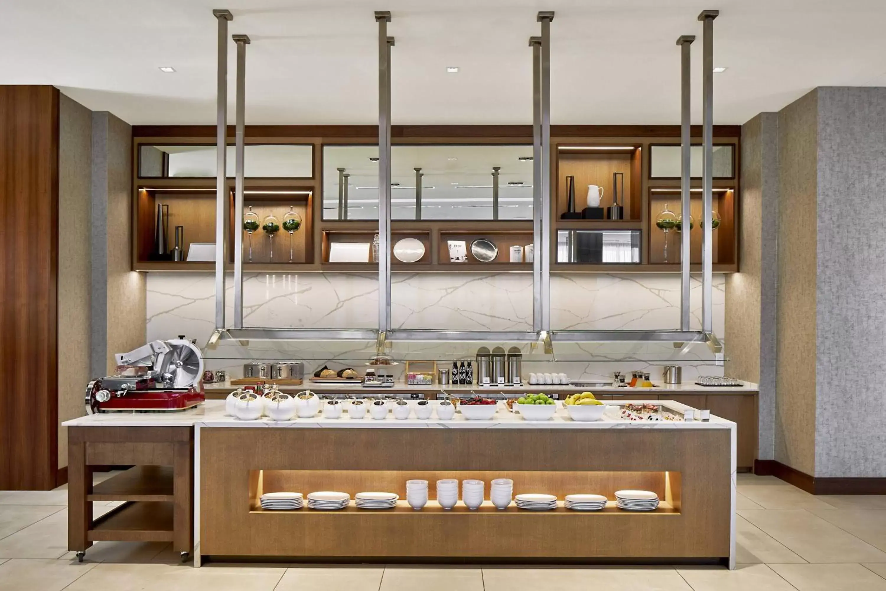 Kitchen or kitchenette, Kitchen/Kitchenette in AC Hotel by Marriott Atlanta Airport Gateway