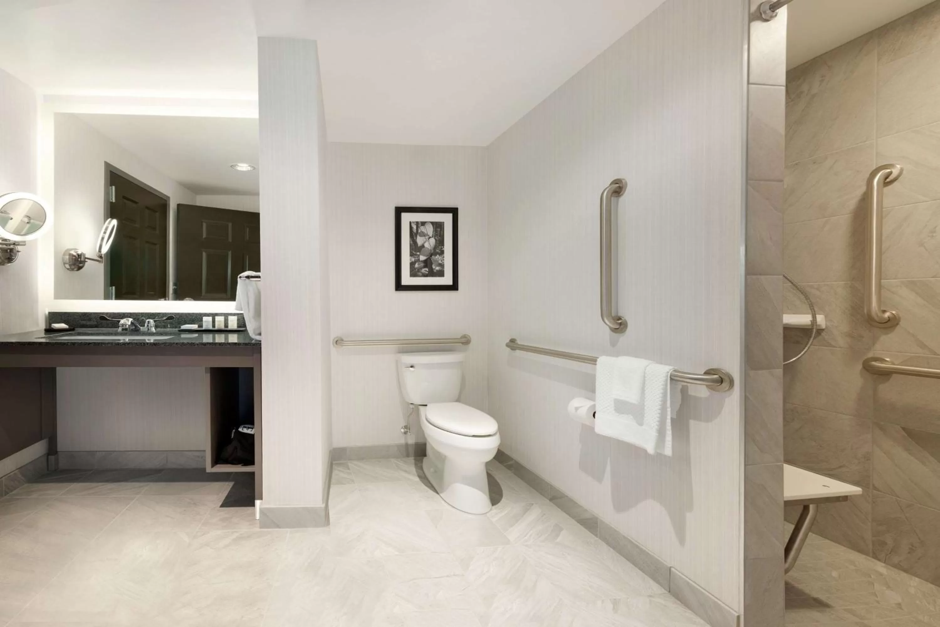 Bathroom in Embassy Suites Charlotte/Ayrsley