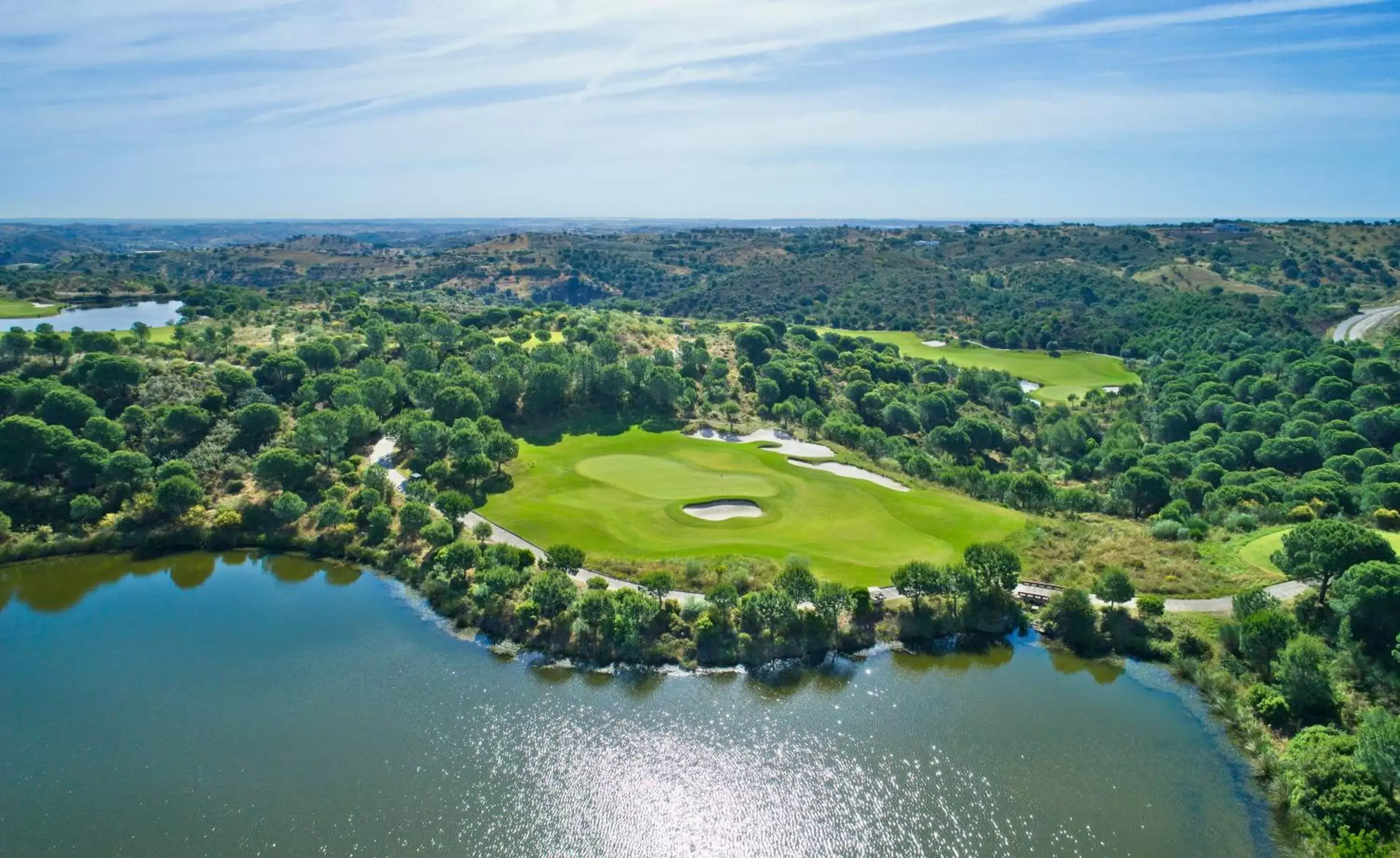 Golfcourse, Bird's-eye View in Monte Rei Golf & Country Club