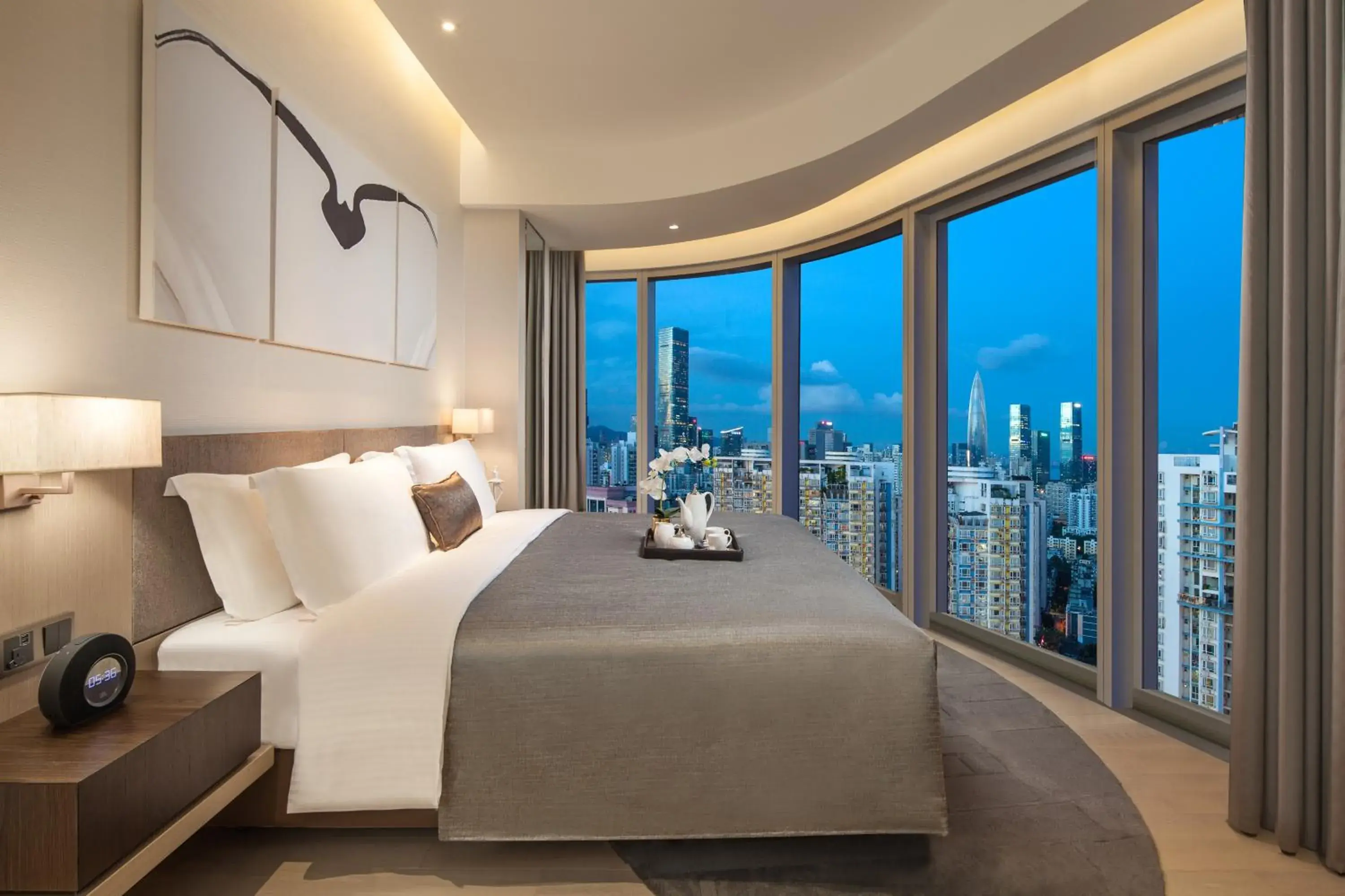 Bedroom in Ascott Raffles City Shenzhen