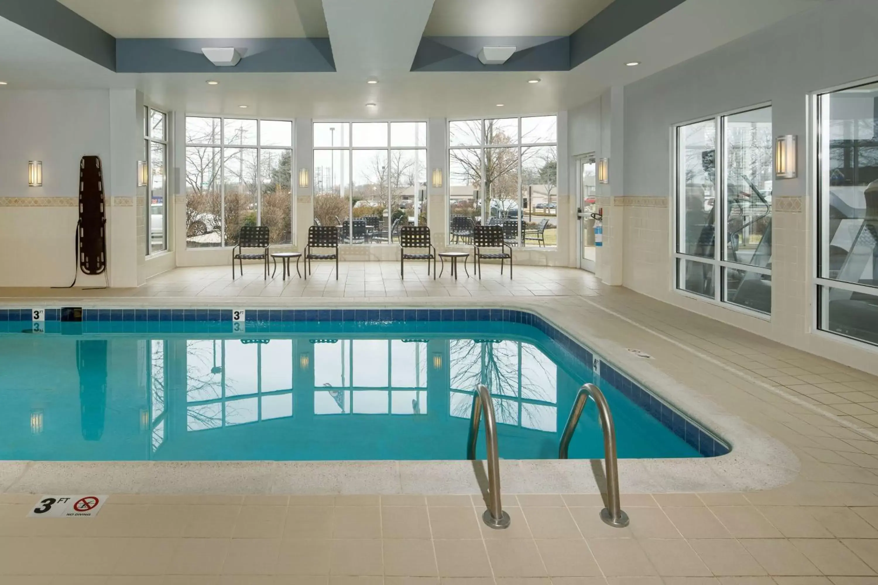 Pool view, Swimming Pool in Hilton Garden Inn Cincinnati Blue Ash