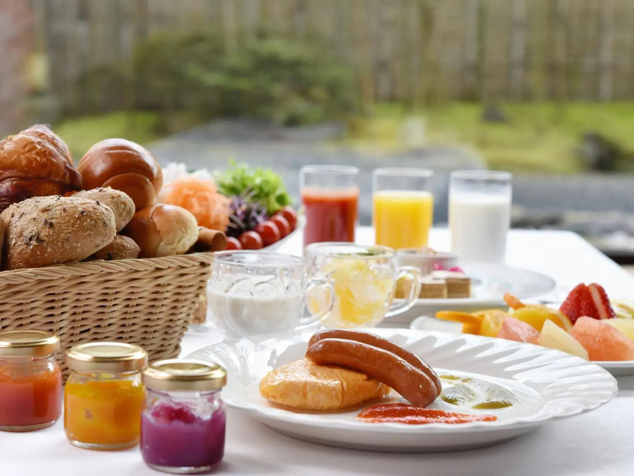 Buffet breakfast, Breakfast in Hotel Heian No Mori