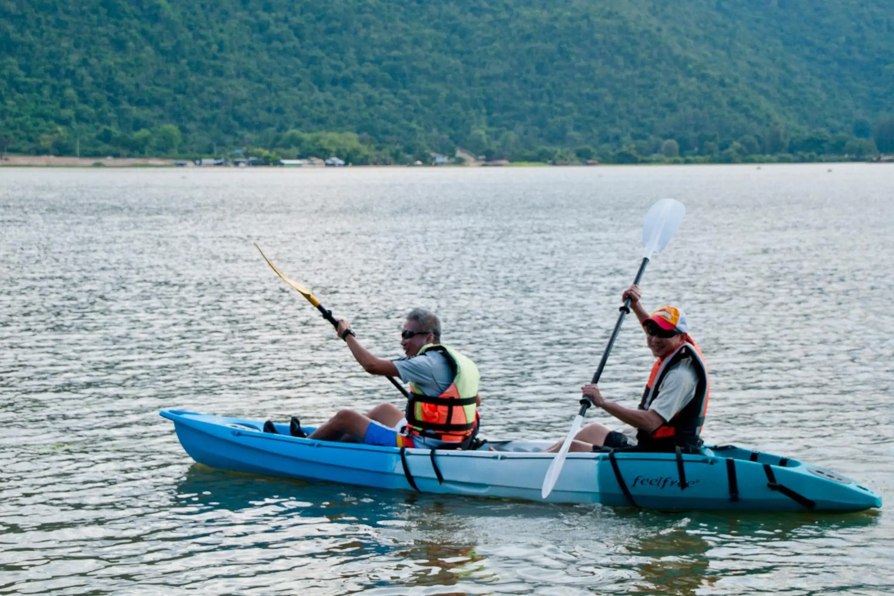 Activities, Canoeing in Monsane River Kwai Resort & Spa