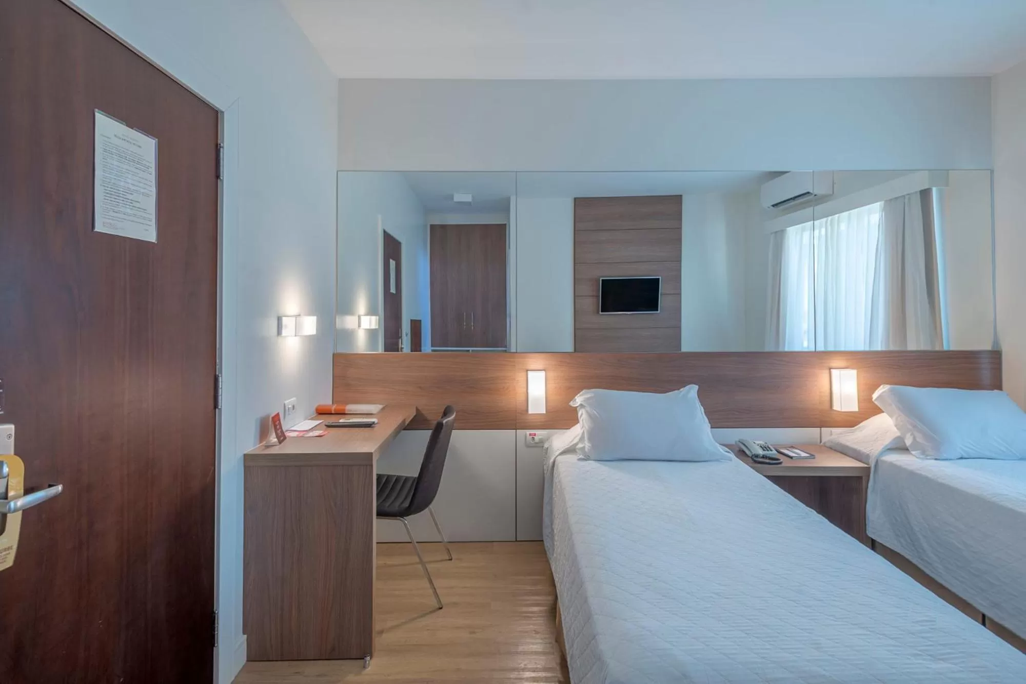 Bed in Hotel Glória Blumenau