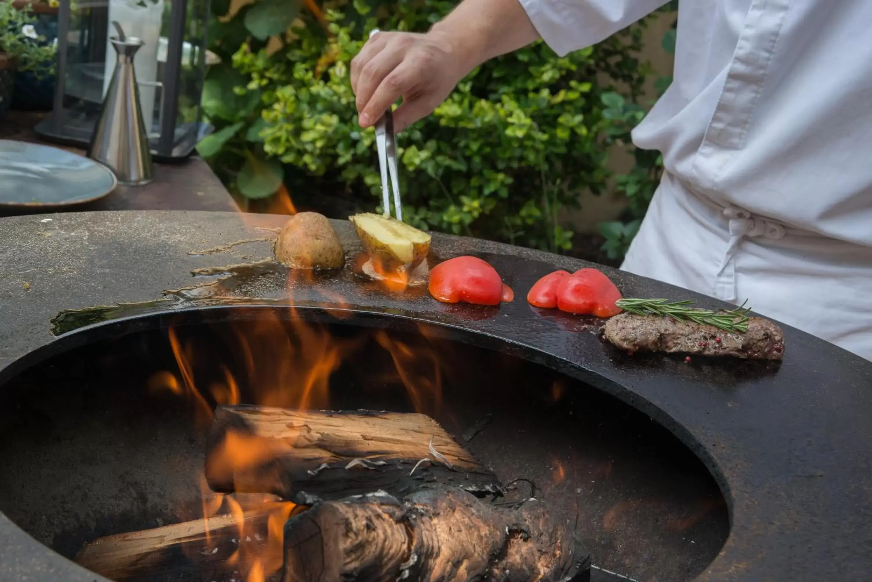 BBQ Facilities in Monastery Garden Prague