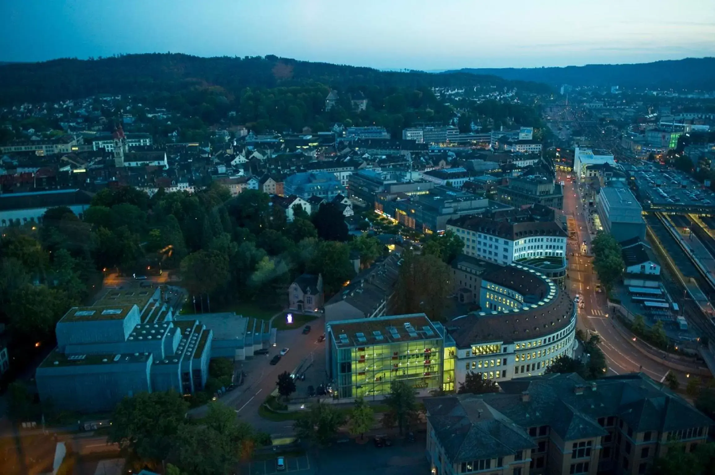 Area and facilities, Bird's-eye View in Hotel Wartmann am Bahnhof