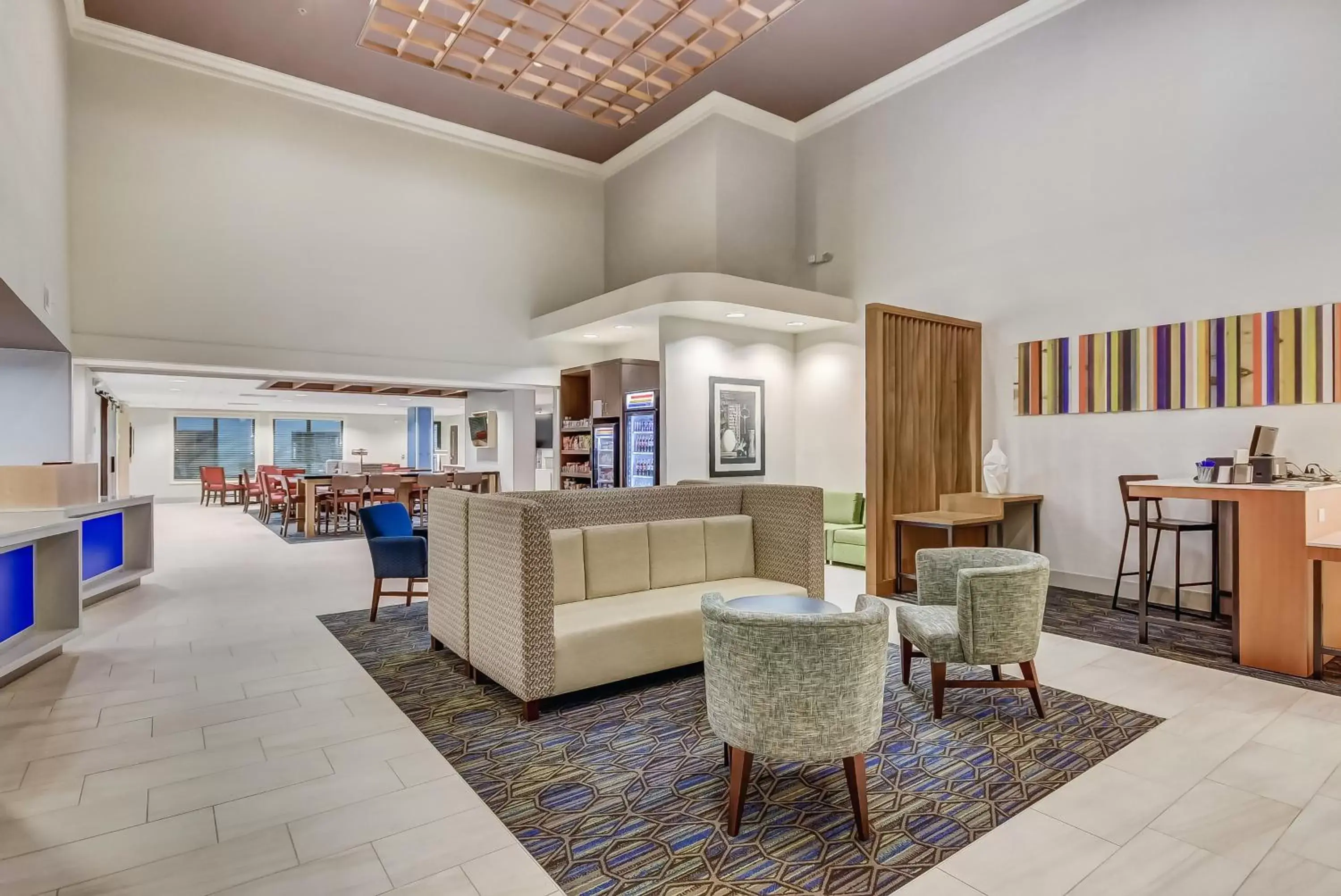 Property building, Seating Area in Holiday Inn Express & Suites Greenville Airport, an IHG Hotel