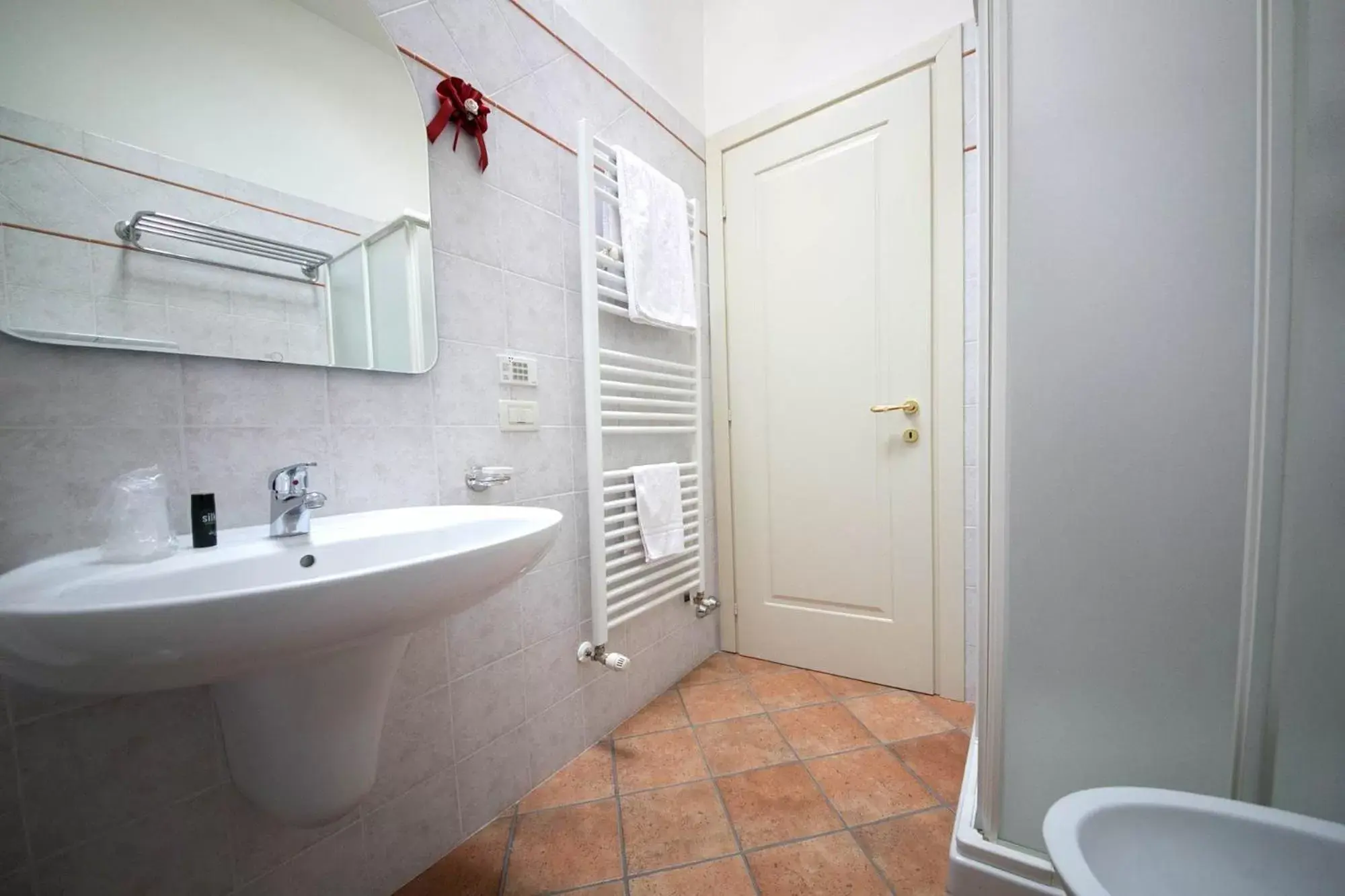 Bathroom in Locanda Ca’ Rossa